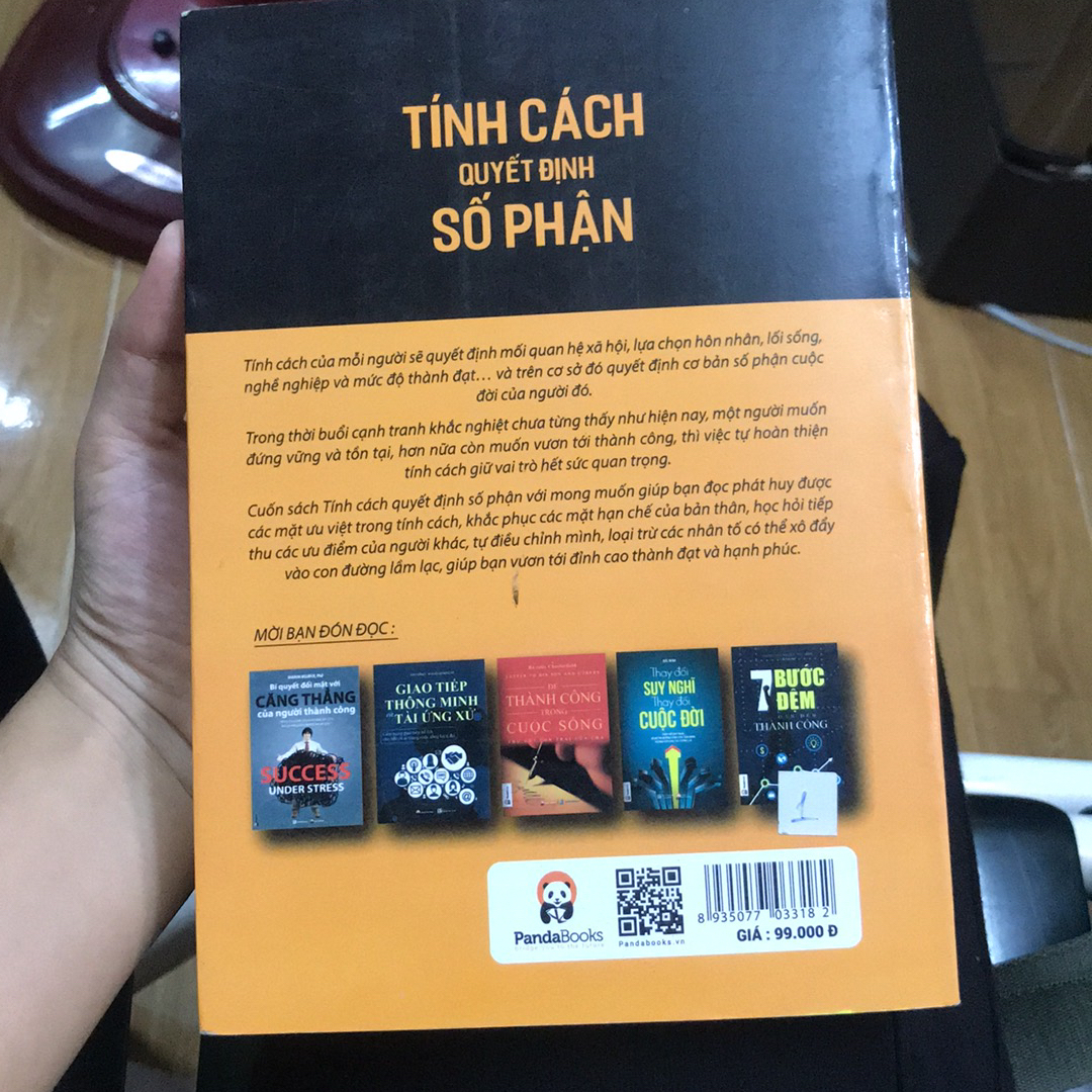 SÁCH SELF-HELP: TÍNH CÁCH QUYẾT ĐỊNH SỐ PHẬN 276148