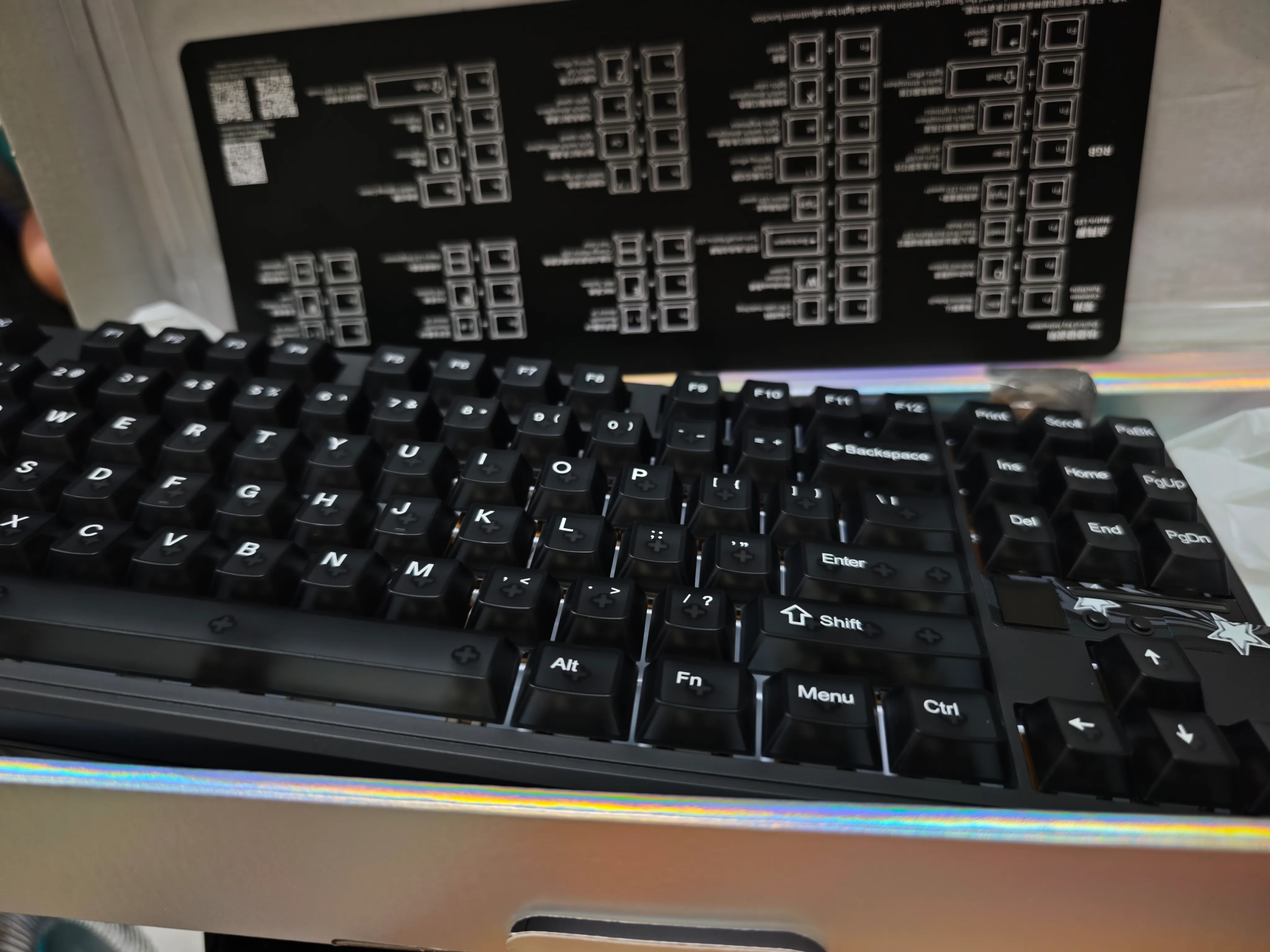 Bàn phím cơ AULA F87 PRO V2 Đen sương mù 933995