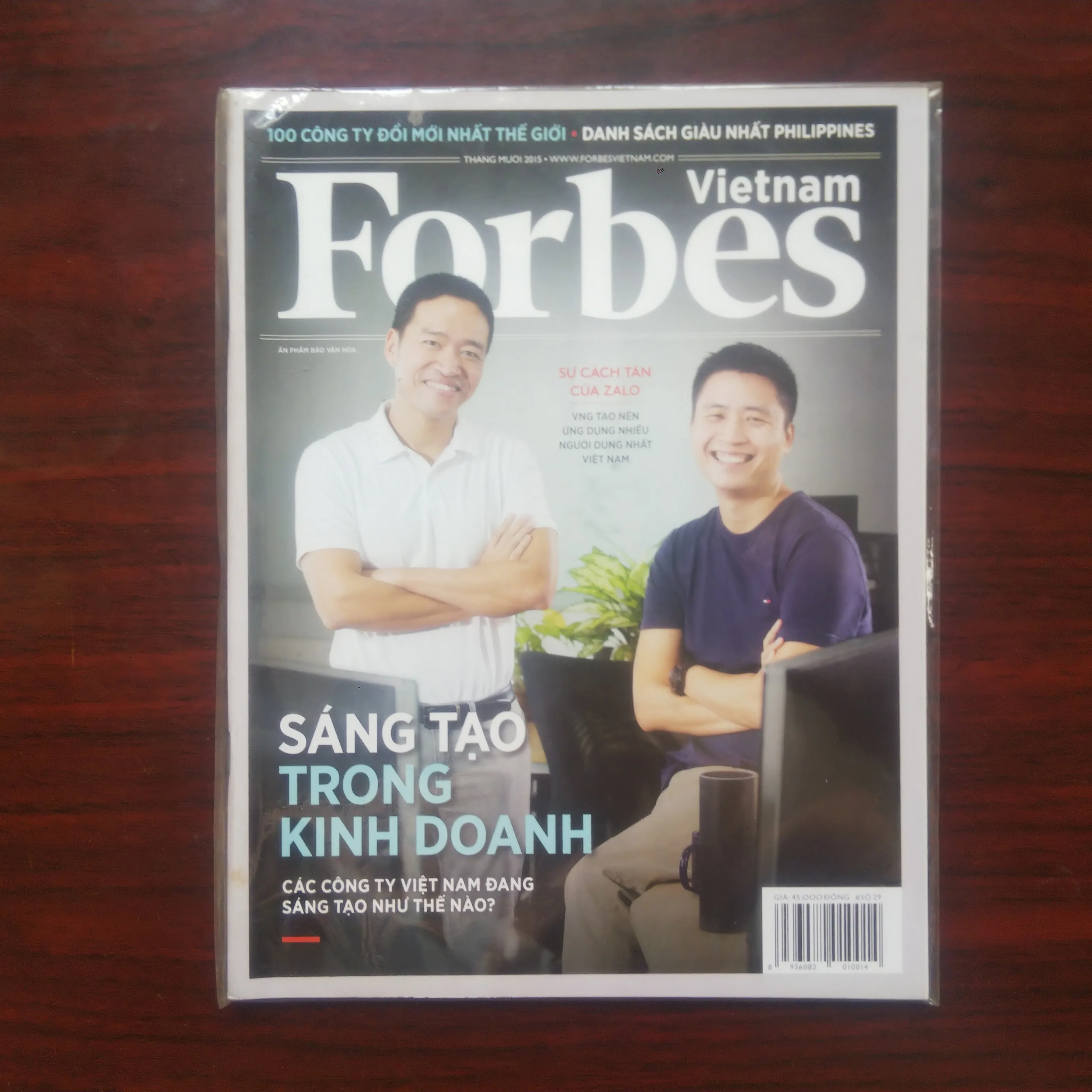 [Tạp Chí Kinh Tế] Forbes Vietnam (Số 29) Lê Hồng Minh - Chủ Tịch Vinagame & Zalo