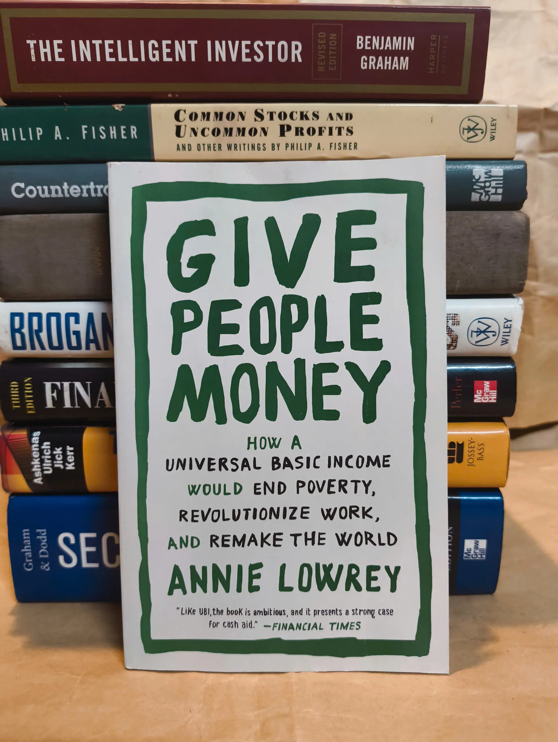 Give People Money - Annie Lowrey