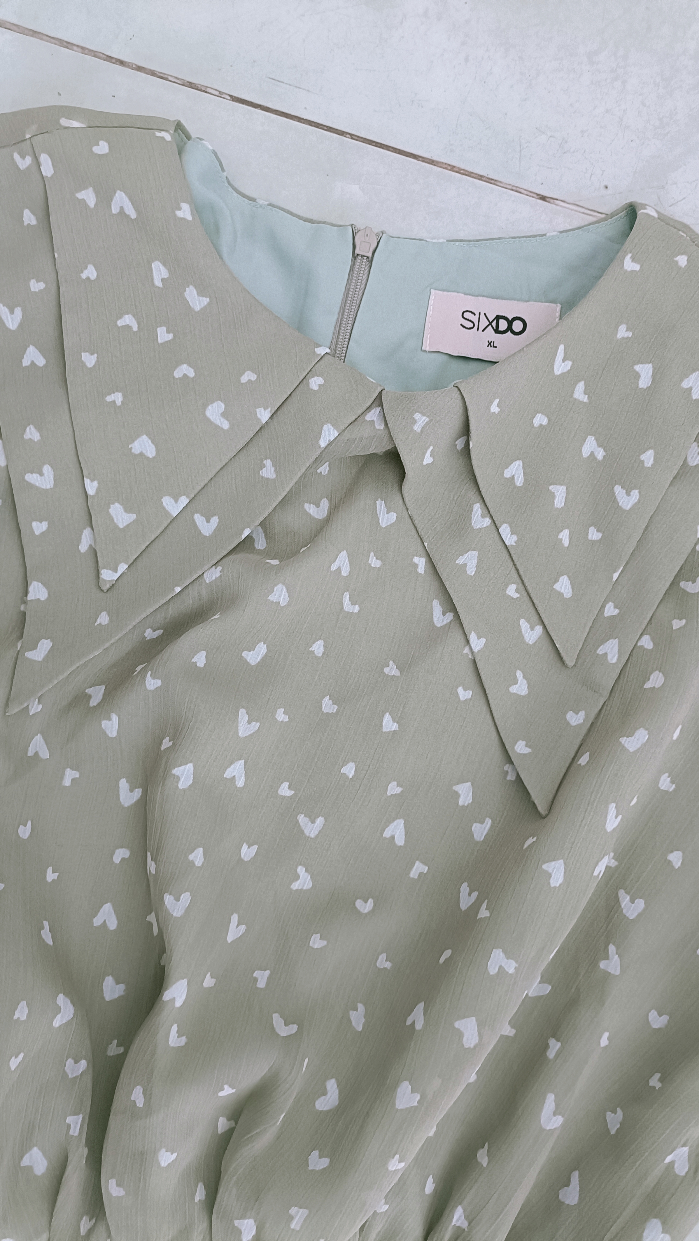 Đầm thiết kế sixdo size Xl màu xanh đã qua sử dụng new 95% 542957