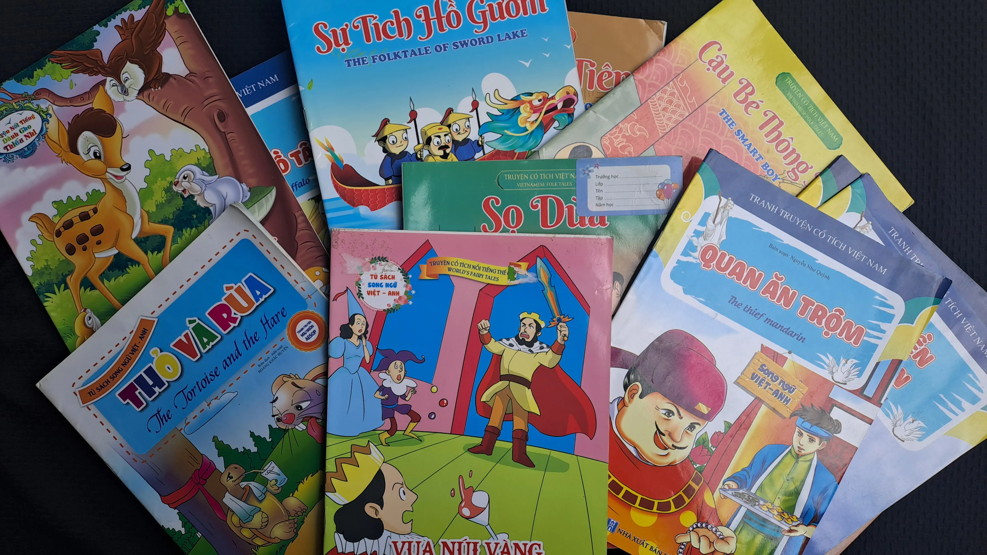 Truyện cổ tích song ngữ Anh Việt (Set 33 cuốn không trùng)