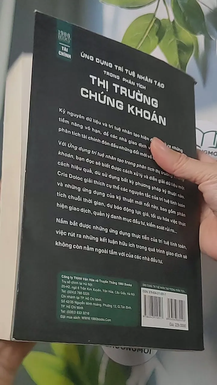 [MIỄN PHÍ BỌC SÁCH] Ứng dụng trí tuệ nhân tạo trong phân tích thị trường chứng khoán - Cr 688432
