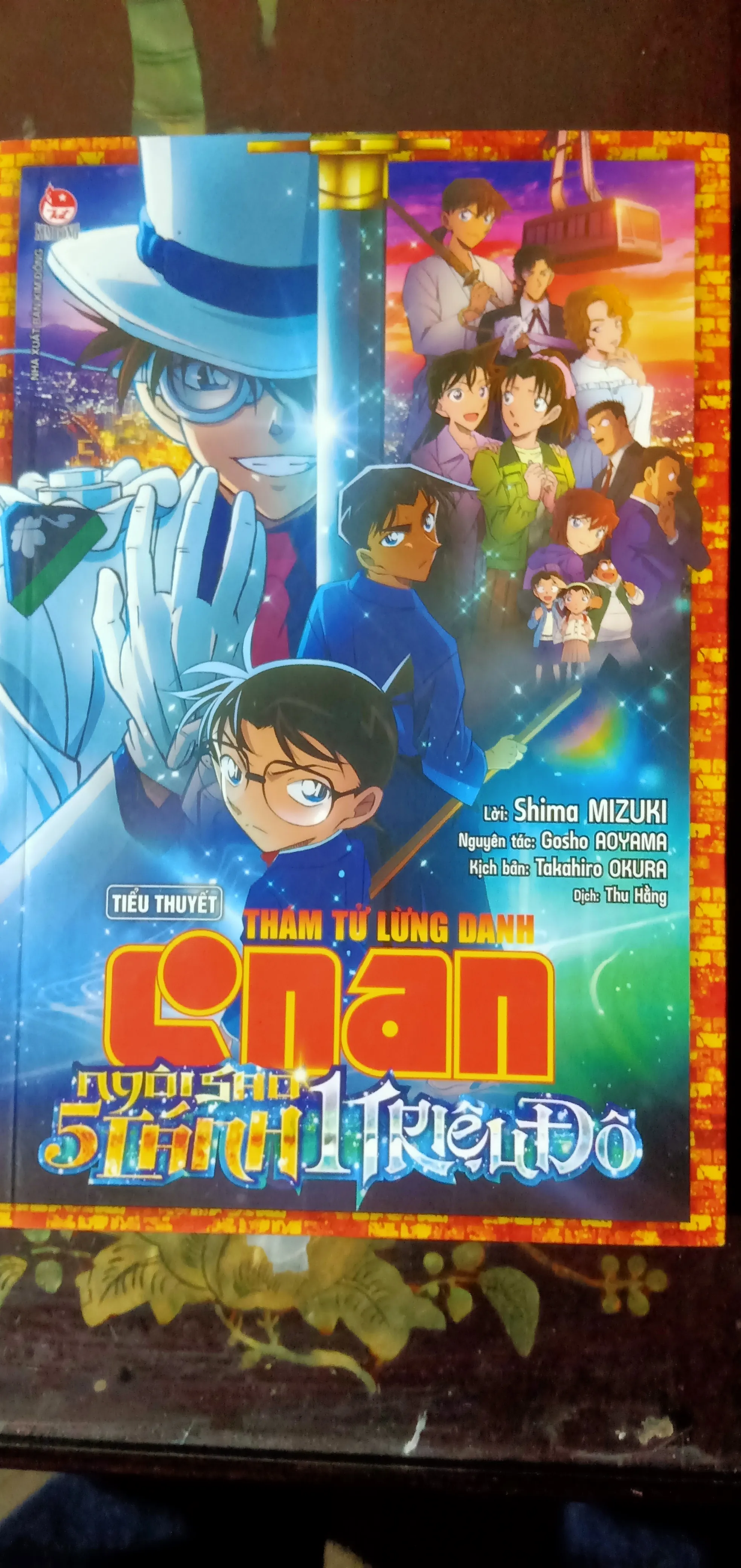 Tiểu thuyết conan ngôi sao 5 cánh 1triệu đô
