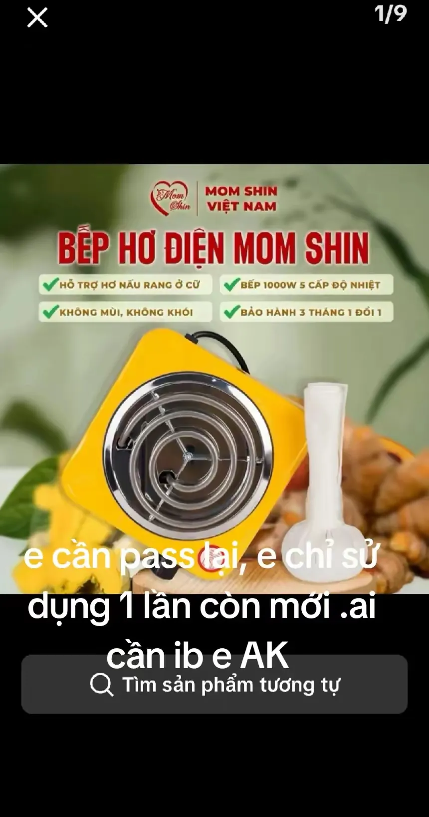 Máy hơ điện sau sinh