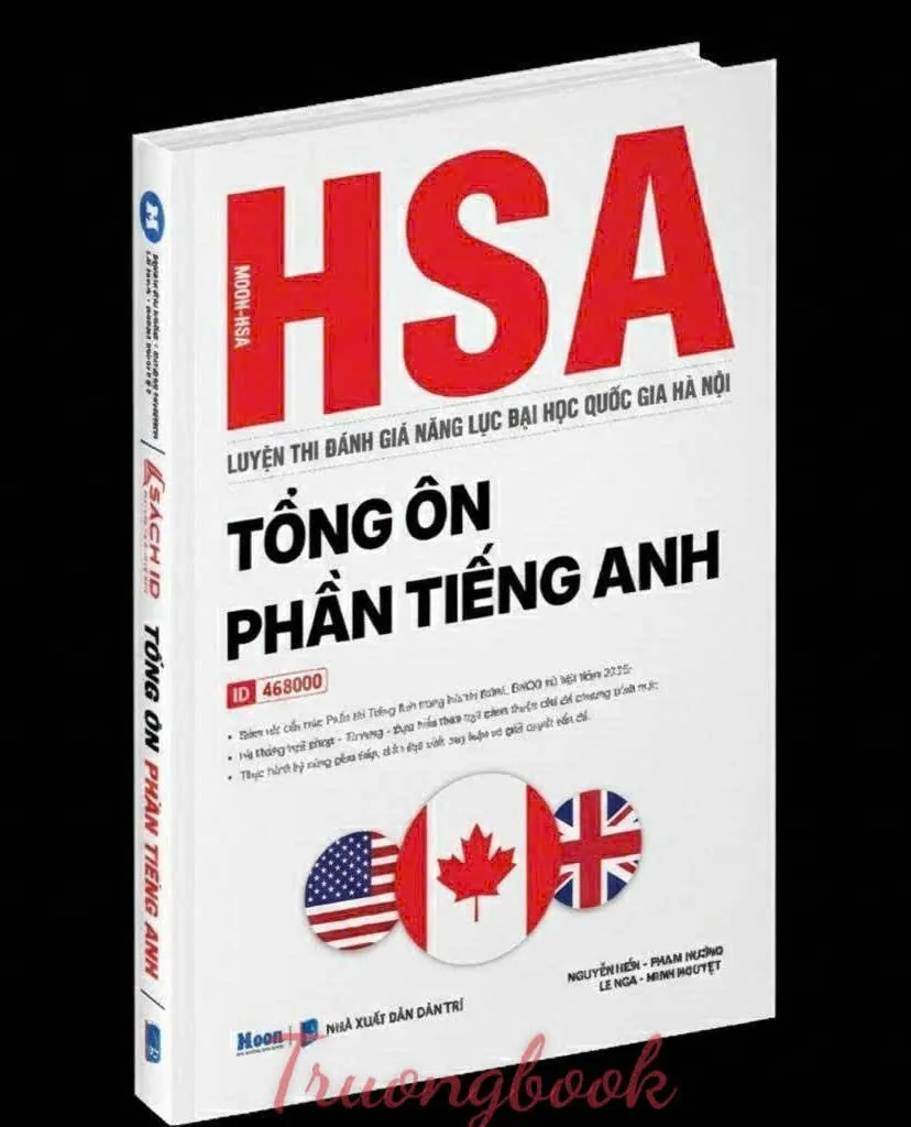 Sách 2026 -  ĐGNL ĐHQG Hà Nội - Tổng Ôn Phần Tiếng Anh