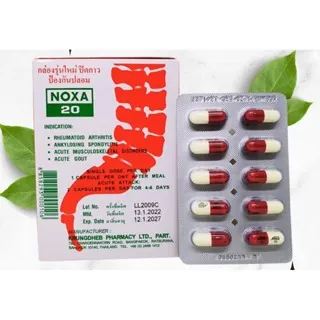 Viên uống noxa 20 Thái Lan chính hãng, giảm đau xương khớp, thoát vị đĩa đệm lốc 12 hộp 722721