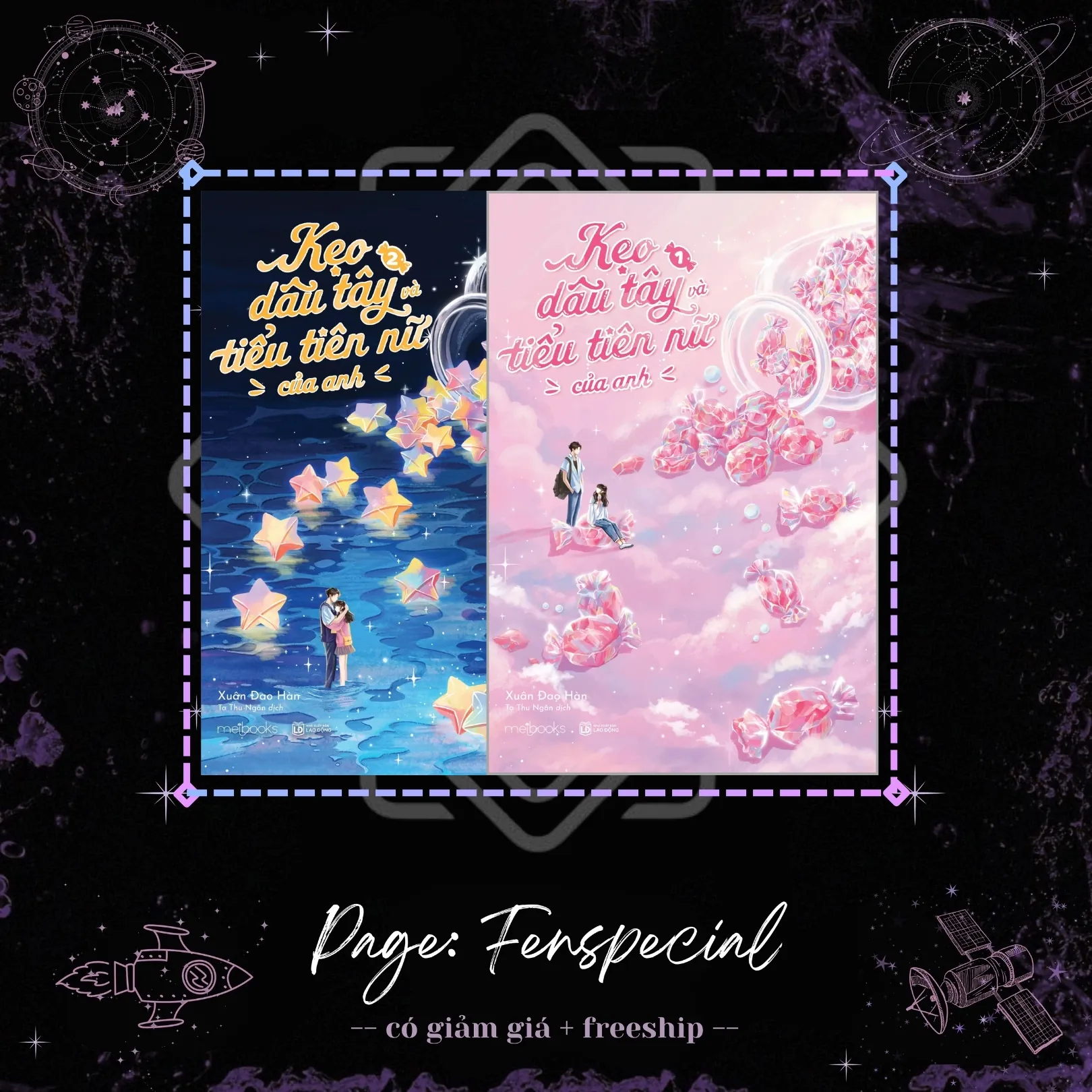 Chỉ Sách: Kẹo Dâu Tây Và Tiểu Tiên Nữ Của Anh - Tập 1, 2 + Quà 500k - Fenspecial