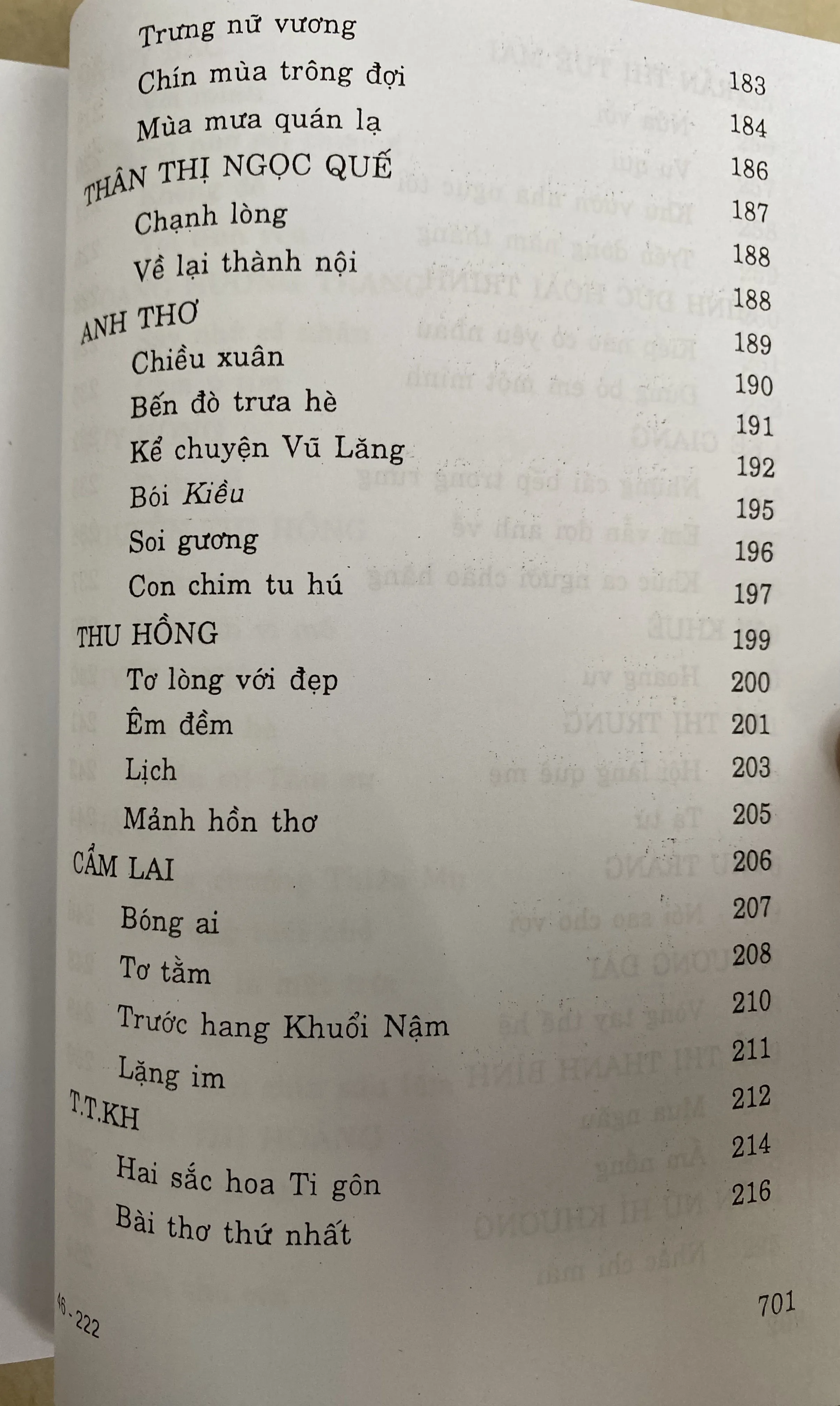 TUYỂN THƠ TÁC GIẢ NỮ VIỆT NAM  752812