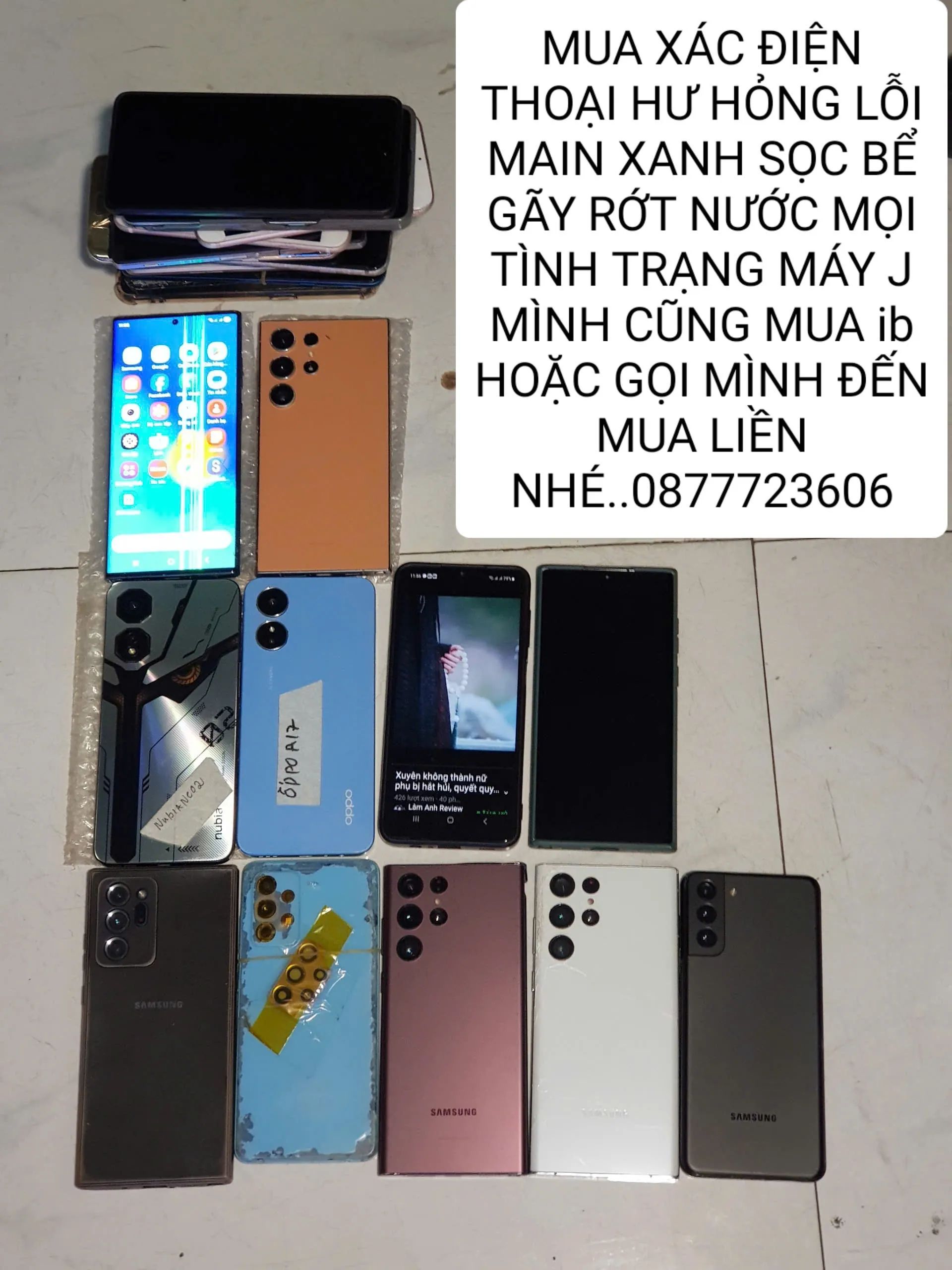 MUA XÁC SAMSUNG S22 Ultra S23 Ultra S24 Ultra S25 Ultra Xac hư 