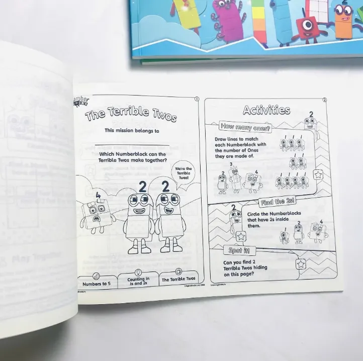 Number blocks in gộp 2 season + 1 cuốn sách bài tập có file nghe + video gốc BBC 1001333