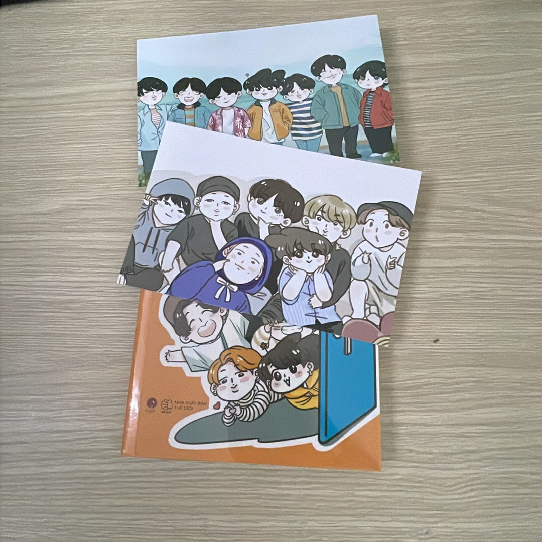 Combo 2 tập BTS Comic còn mới (Có bọc sách+Sticker) 199025