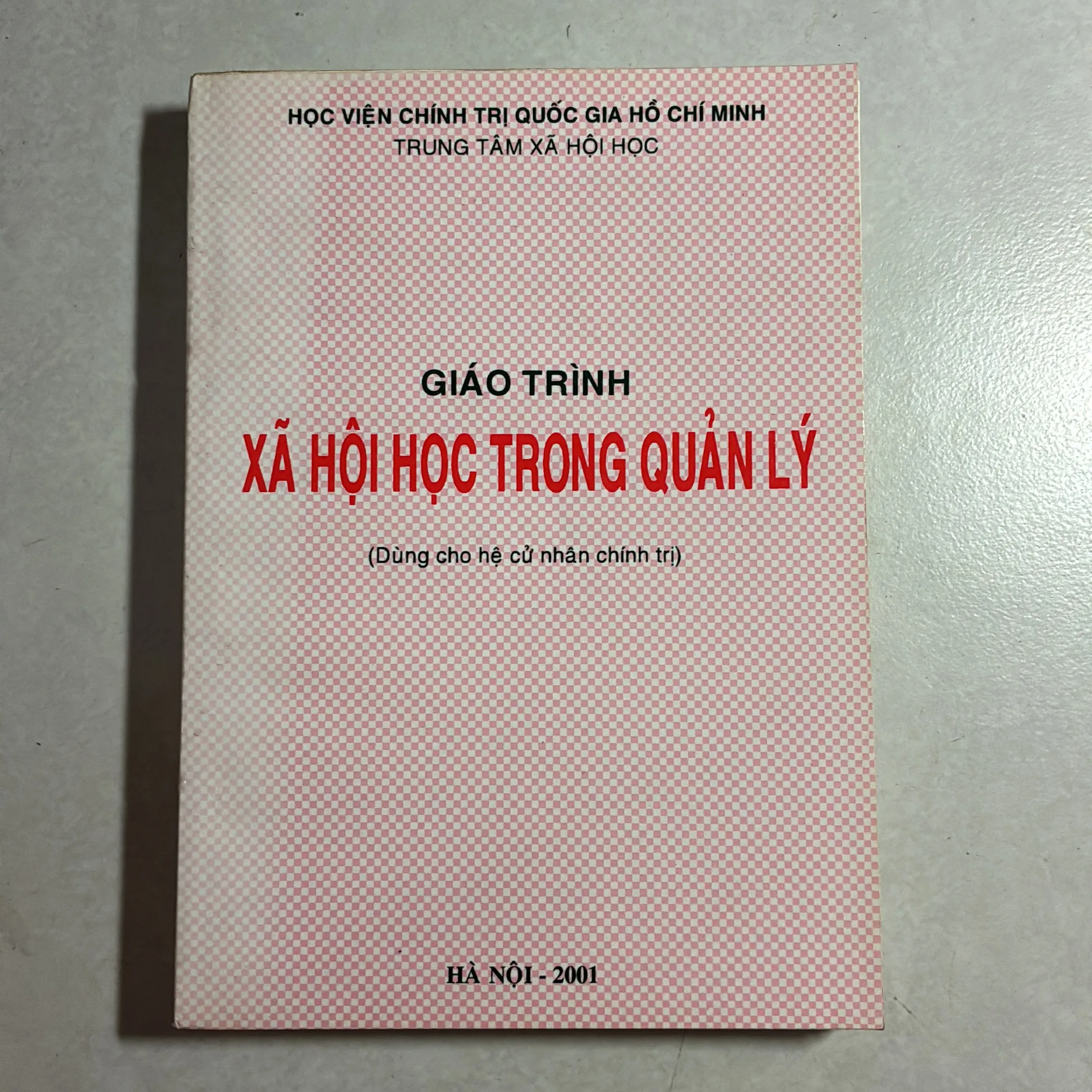 Giáo trình xã hội học trong quản lý