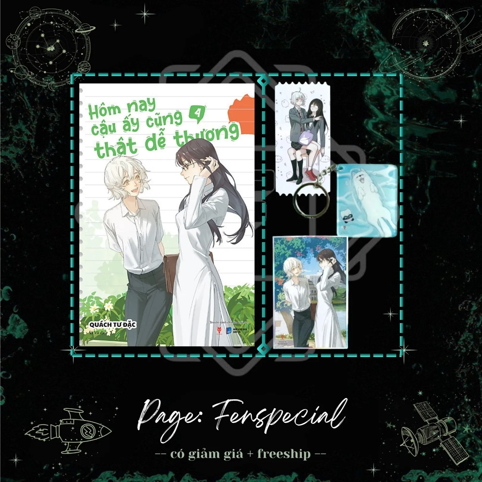 Bản Đặc Biệt - Hôm Nay Cậu Ấy Cũng Thật Dễ Thương - Tập 4 + Quà 750k - Fenspecial