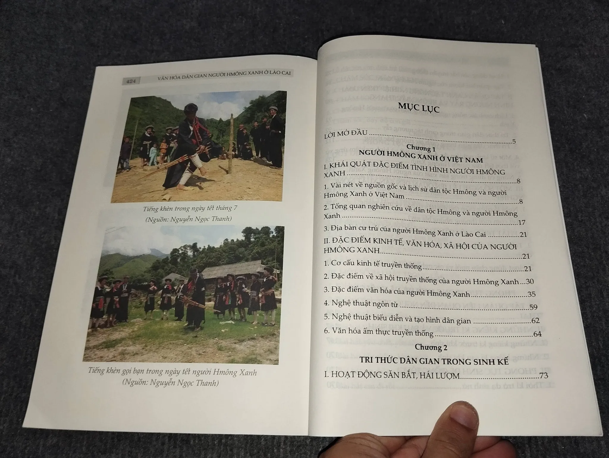 VĂN HOÁ DÂN GIAN NGƯỜI HMÔNG XANH Ở LÀO CAI TẬP 1 992541