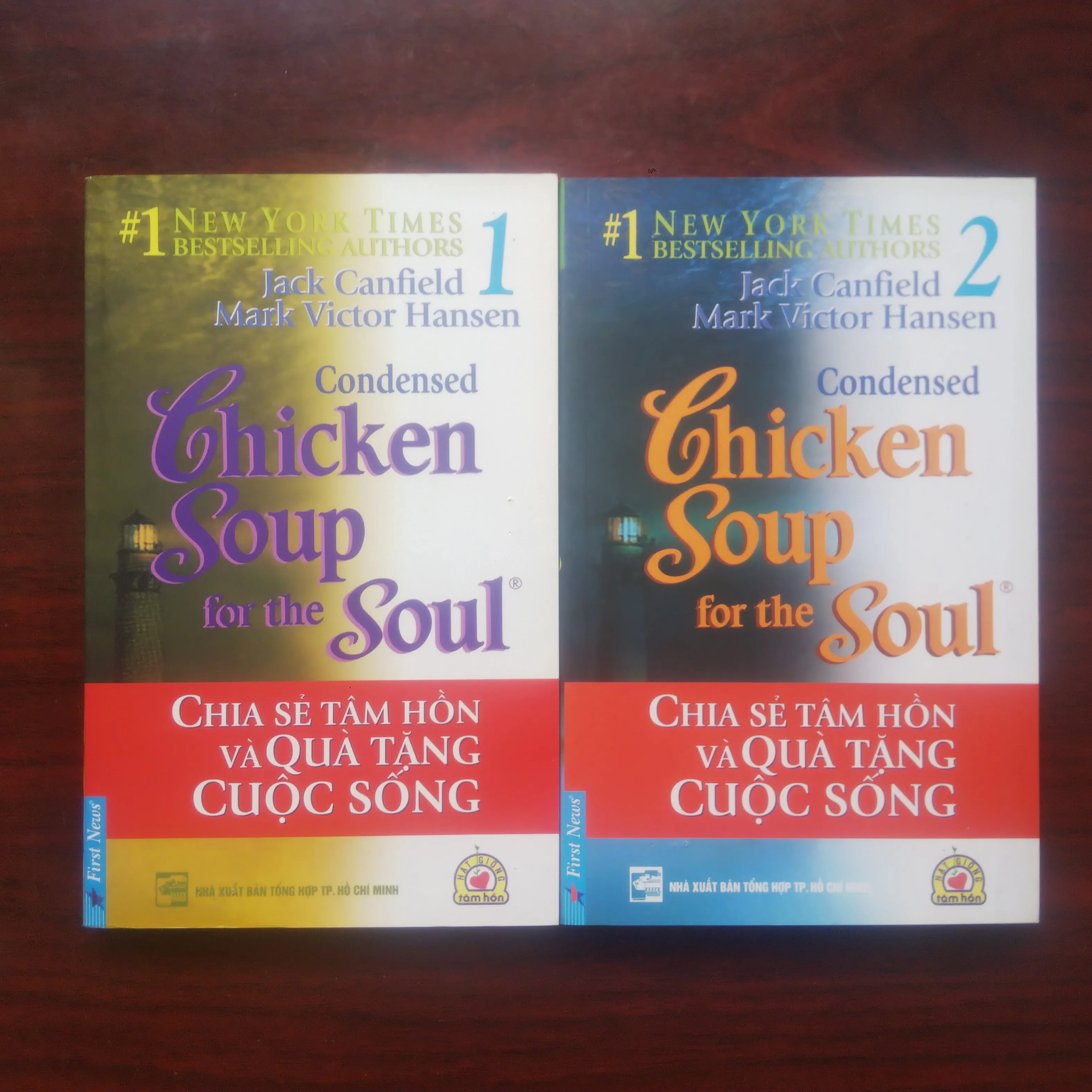 [Sách Sống Đẹp] Chicken Soup For The Soul (Tập 1+2) Hạt Giống Tâm Hồn Song Ngữ Anh Việt