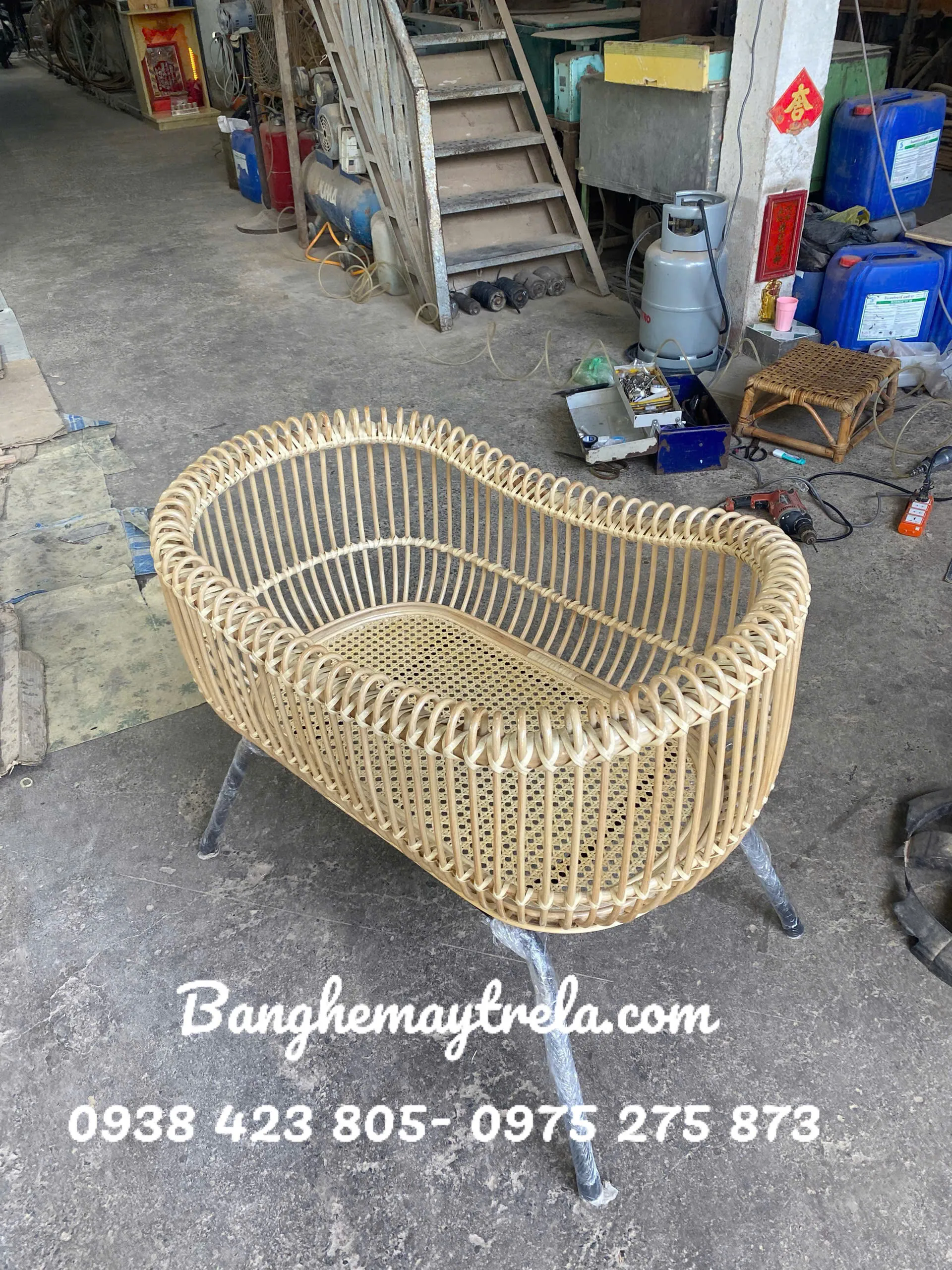 Nôi mây tự nhiên cho bé 752815