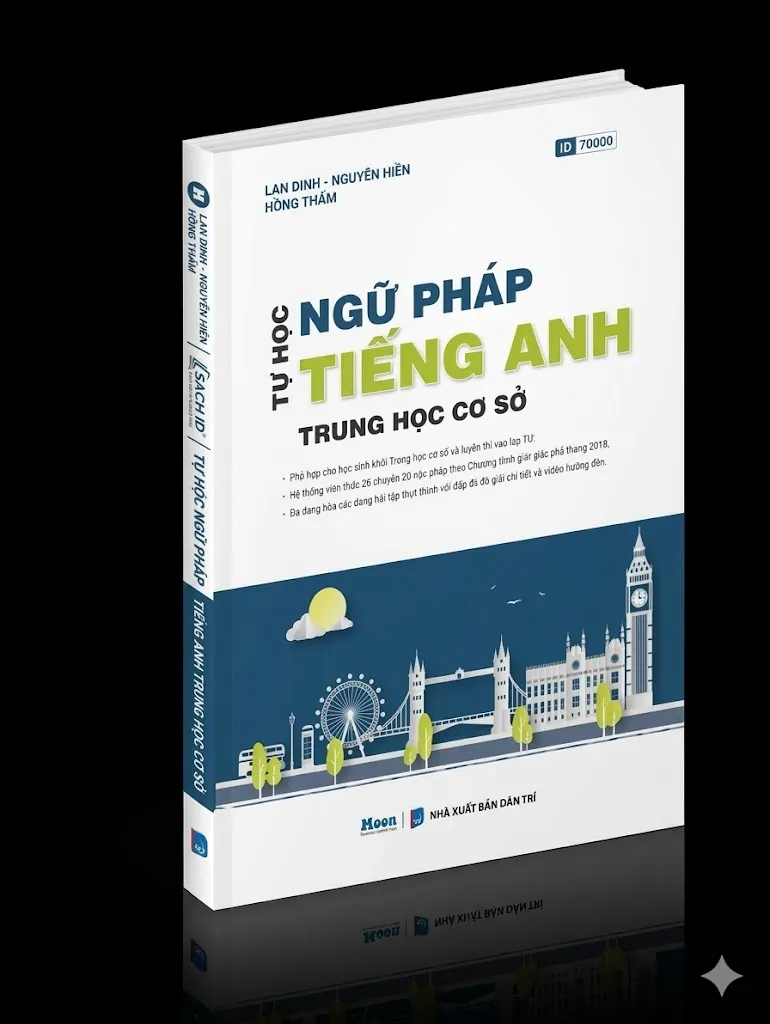 Sách Tự học ngữ pháp Tiếng Anh Trung học cơ sở - MoonBook