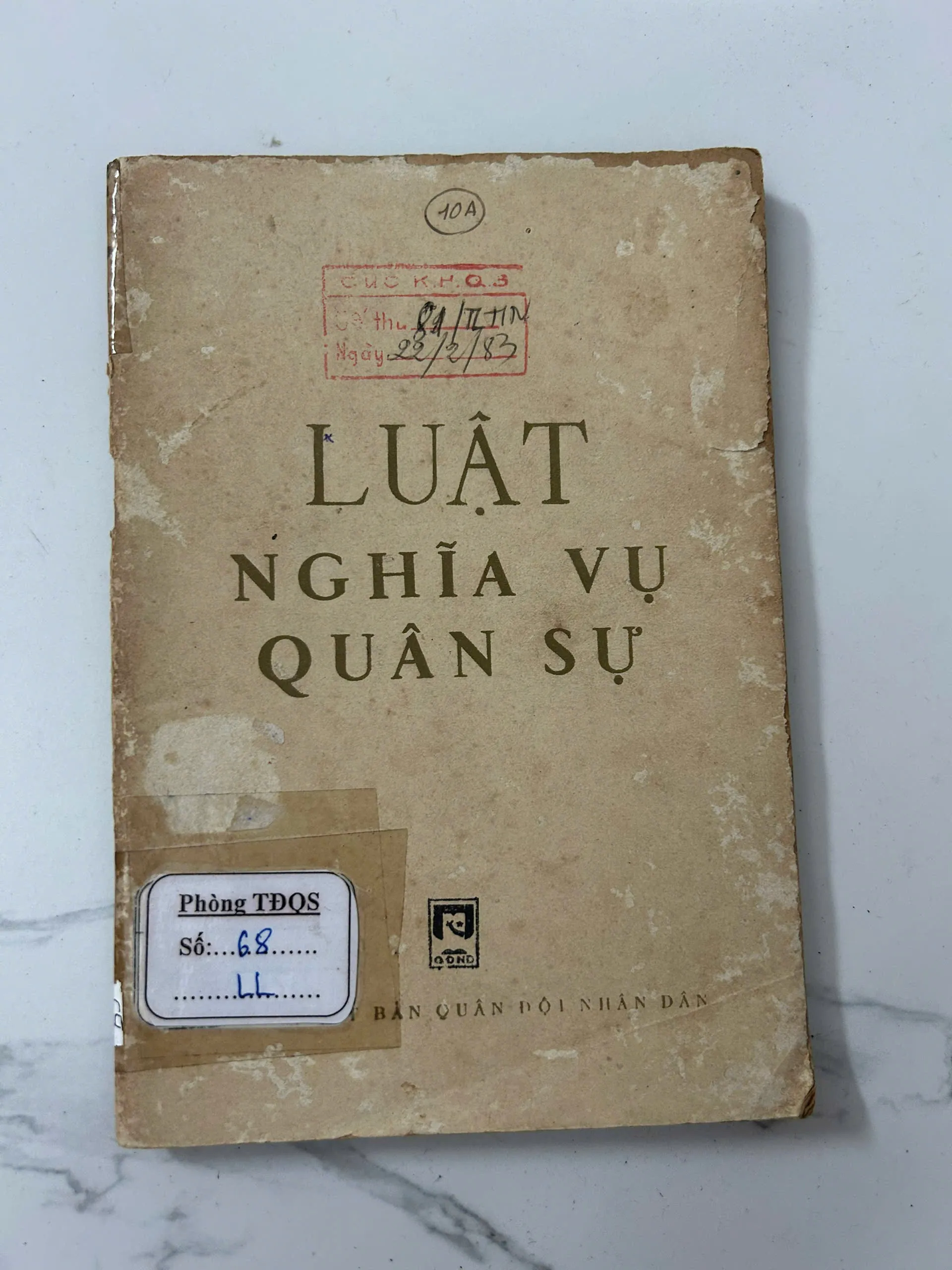 Luật Nghĩa vụ Quân sự – Nhiều tác giả