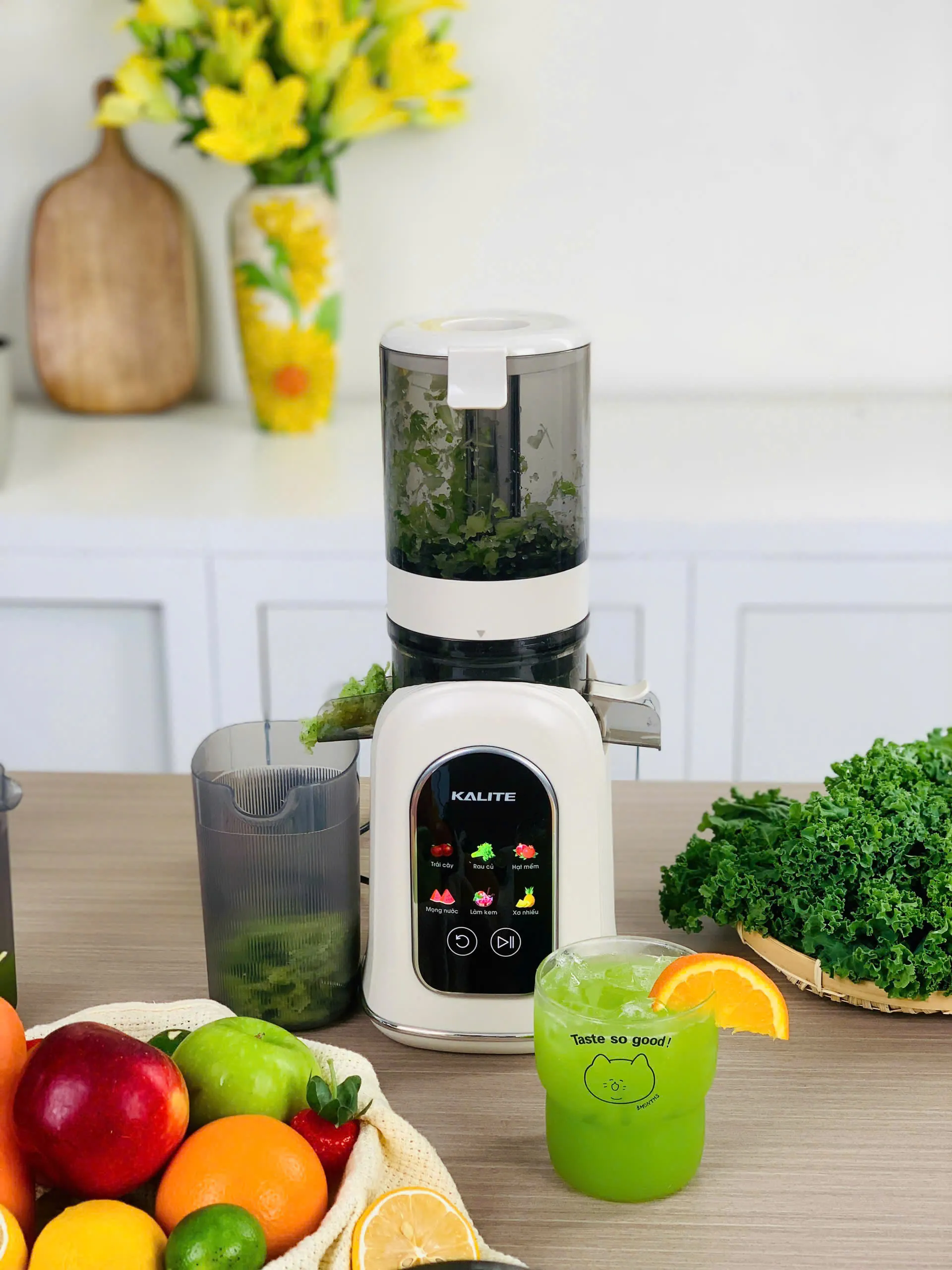 KALITE KSJ569 – Máy ép chậm ép kiệt bã đến 99%