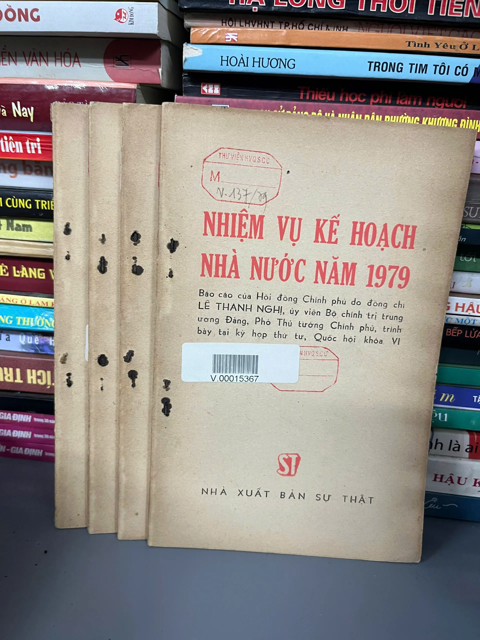 Nhiệm vụ kế hoạch nhà nước năm 1979 - Lê Thanh Nghị - Báo cáo chính trị