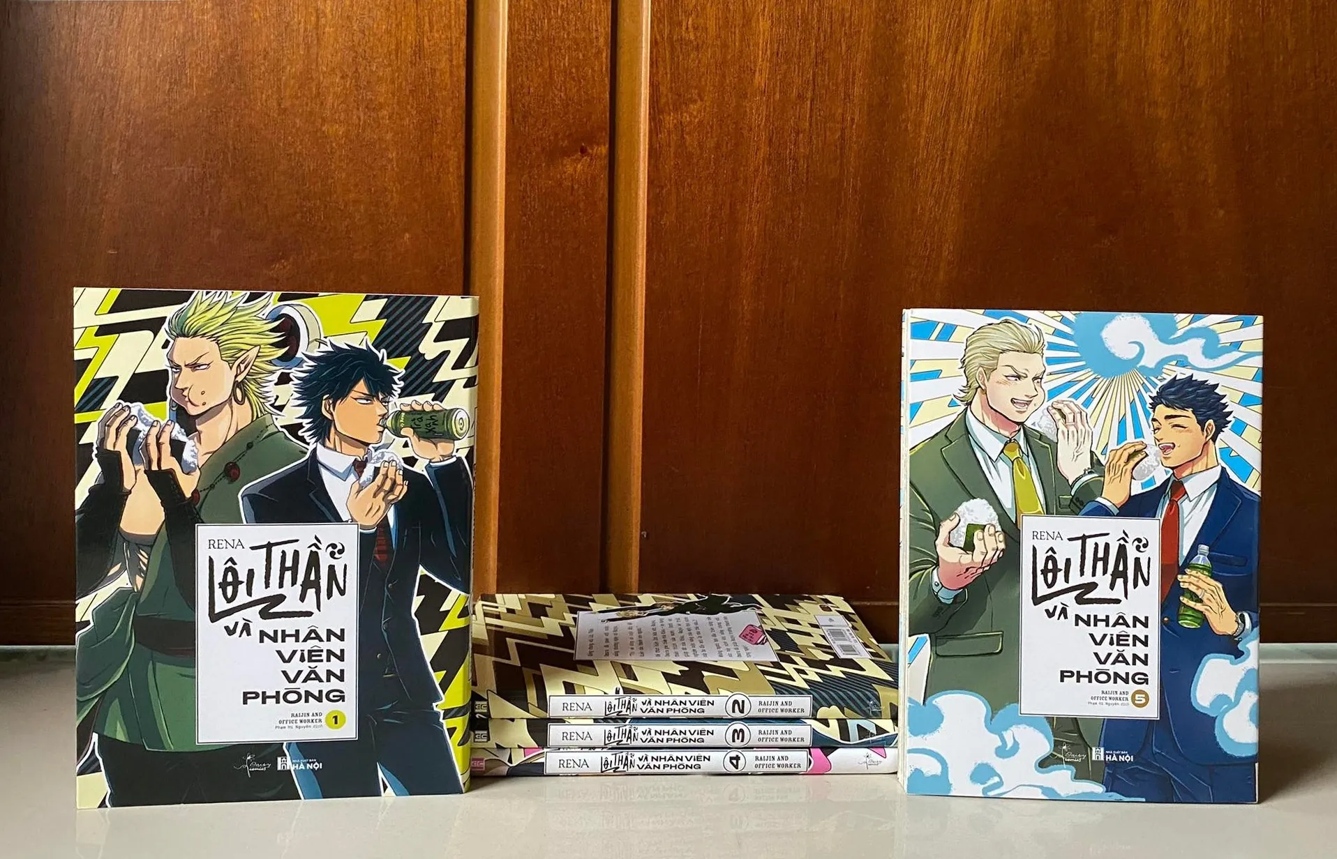 [Truyện Tranh Manga] Lôi Thần Và Nhân Viên Văn Phòng (Trọn Bộ 5/5 Tập - Rena)