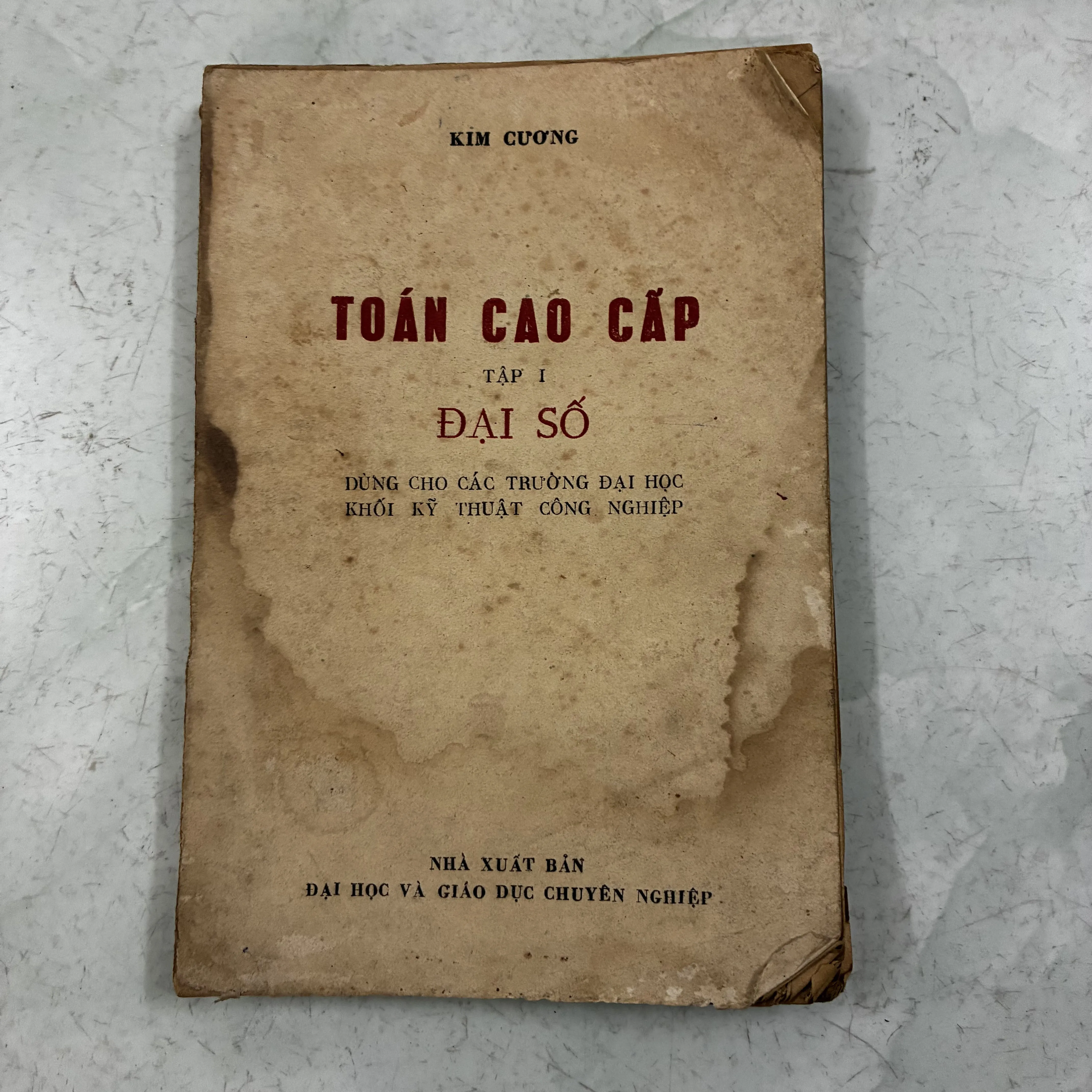 Toán cao cấp Đại số (Tập 1) - 1991s