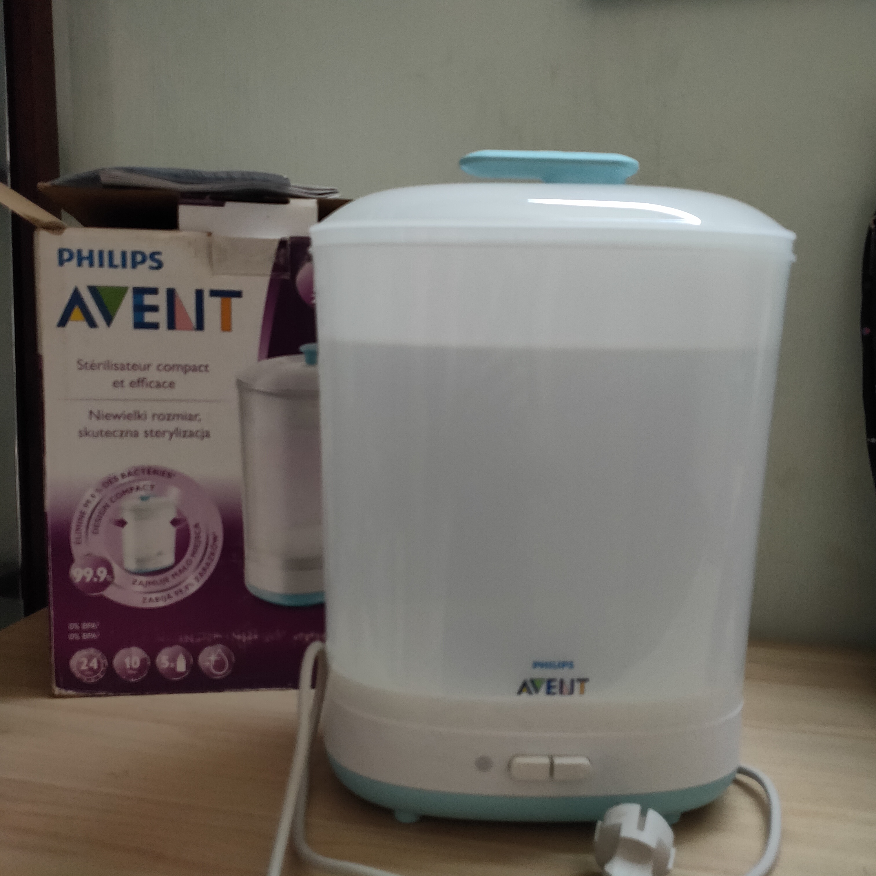 Máy tiệt trùng hơi nước Philips Avent 2 in 1 đã qua sử dụng 25803