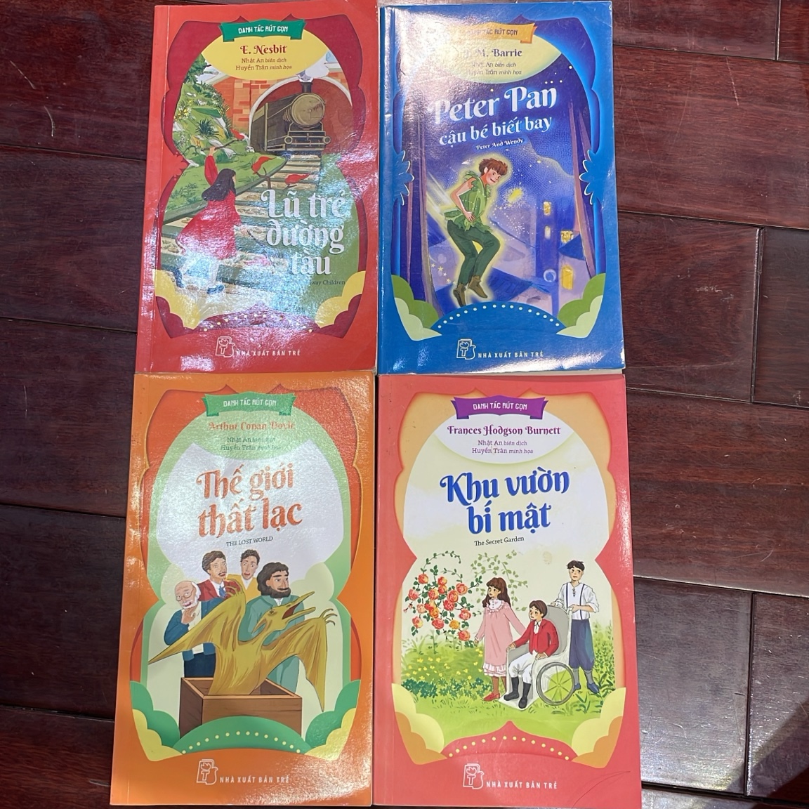  📚 DANH TÁC RÚT GỌN NXB Trẻ (Lũ trẻ đường tàu Peter Pan Thế giới thất lạc Khu vườn bí mật