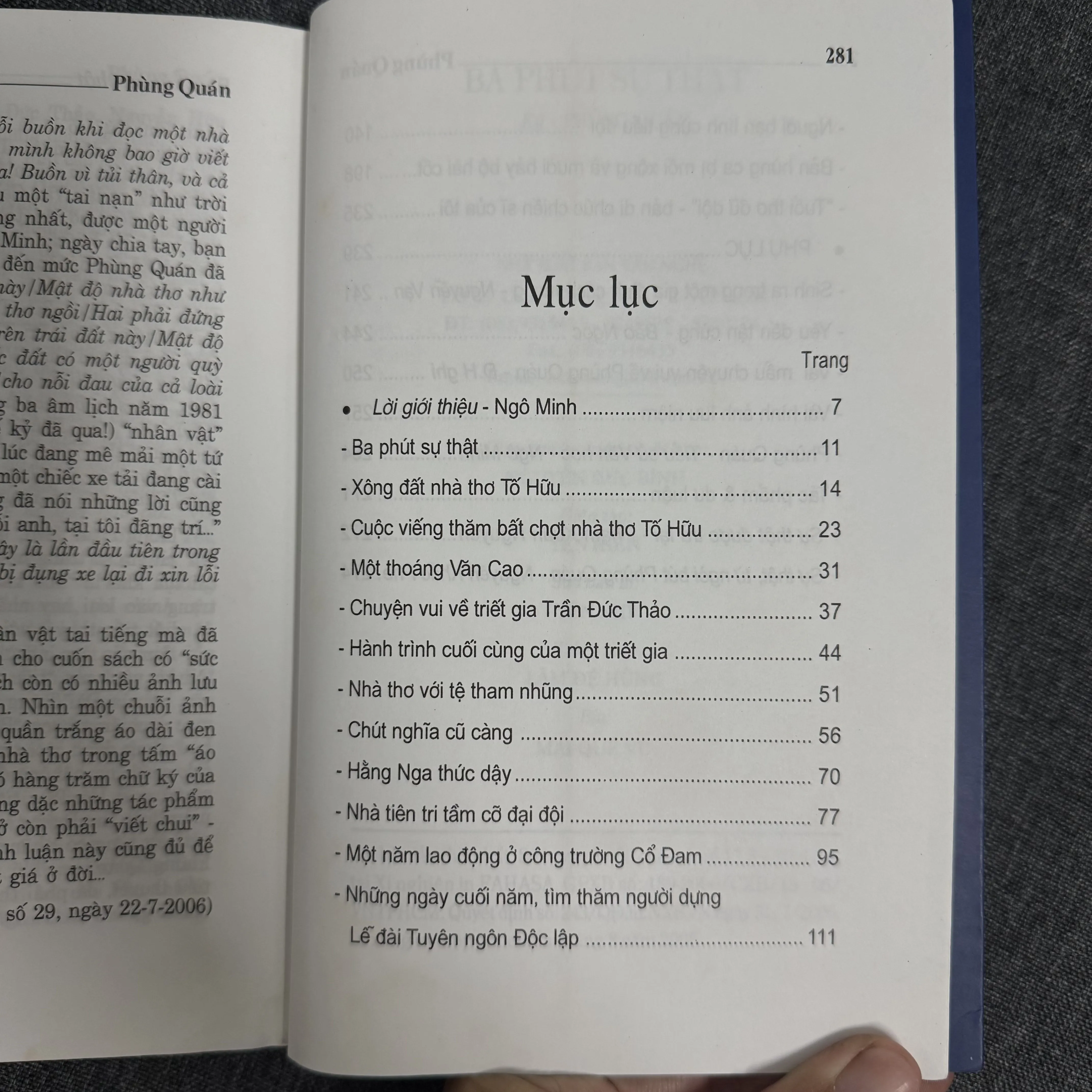 Ba phút sự thật - Phùng Quán 996785