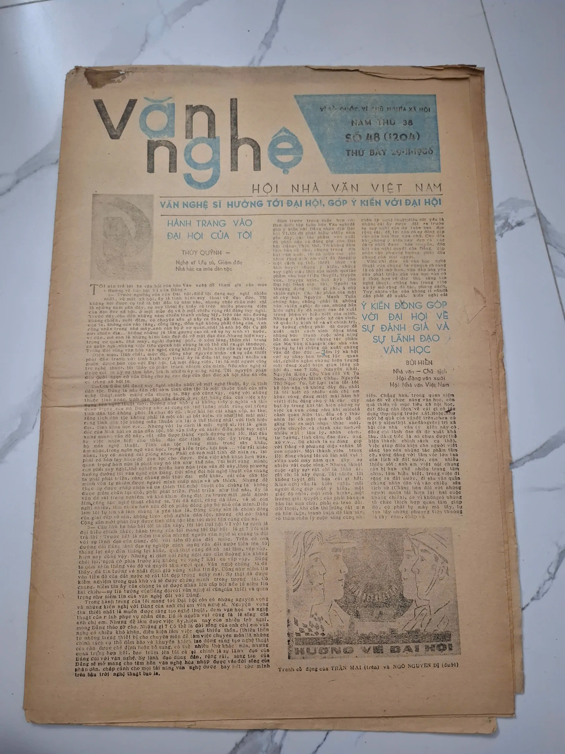 Báo Văn Nghệ số 48 (1204) - Thúy Quỳnh, Bùi Hiển - Chính luận
