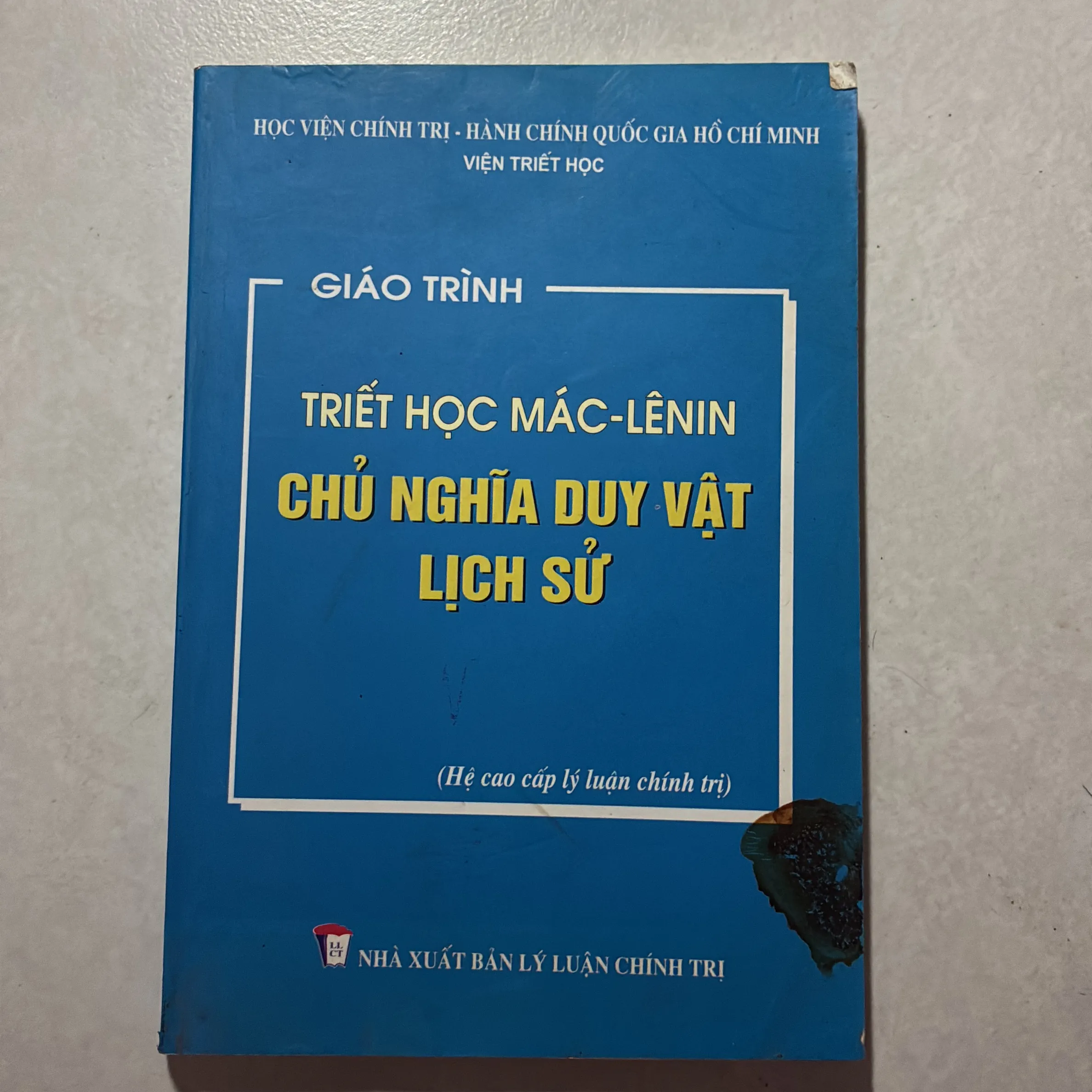 Giáo trình triết học Mác-Lênin chủ nghĩa duy vật lịch sử