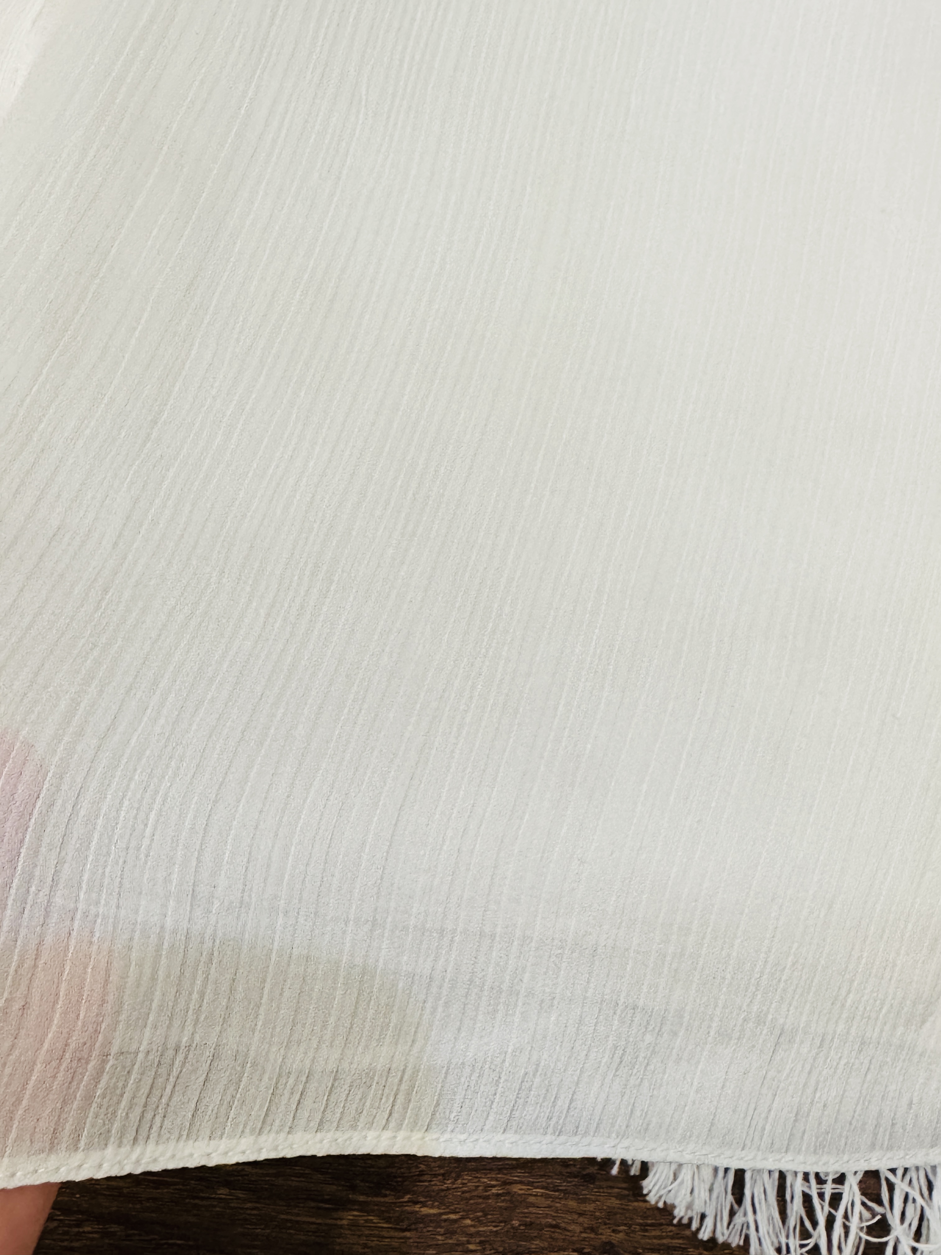 Vây thiết kế ivy, chất liệu tơ voan, Sz M, màu trắng 475731