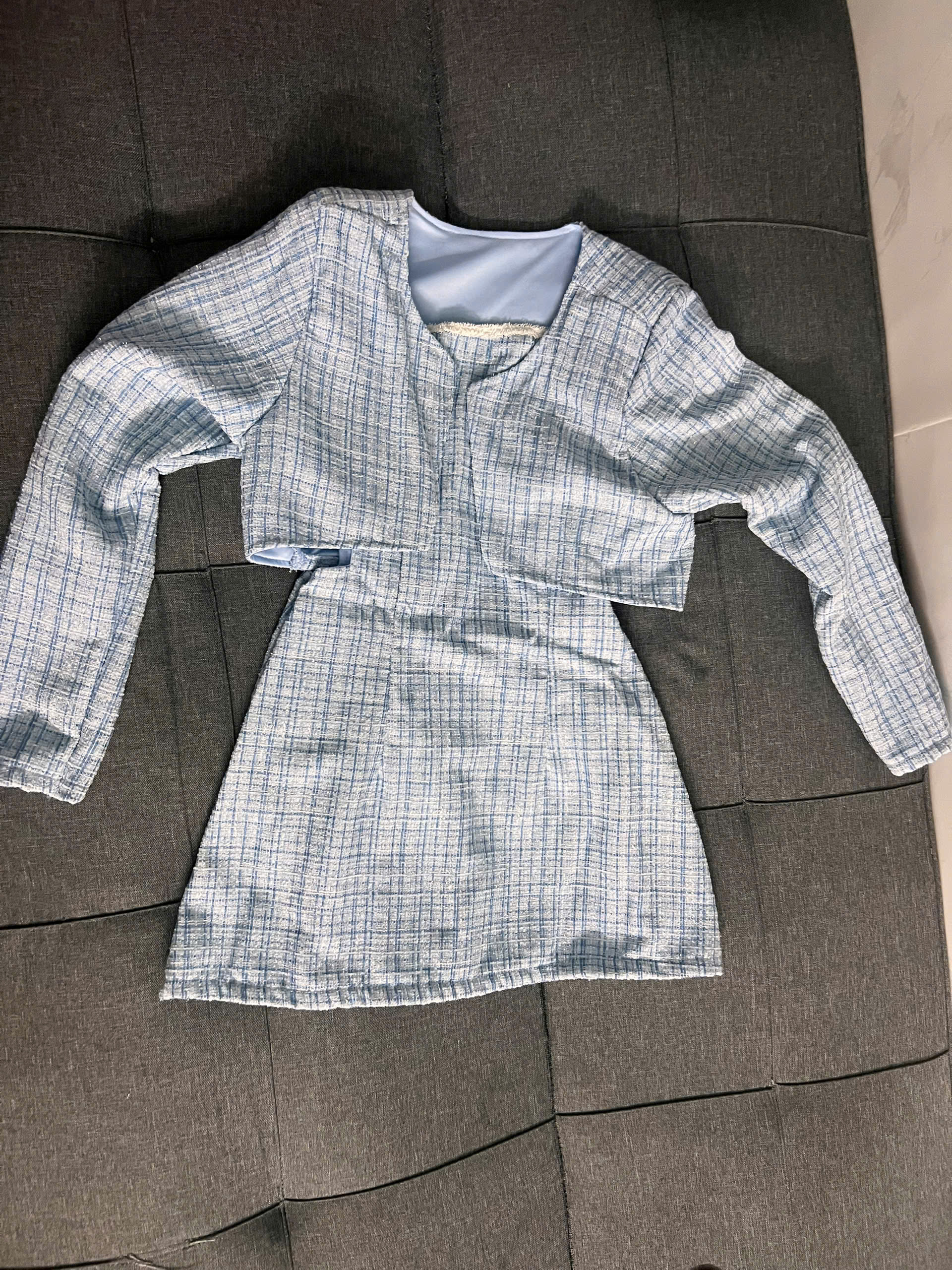 Bộ váy xanh 492968