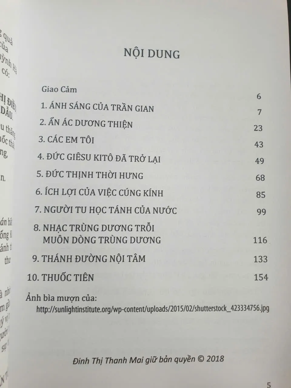 Sách Ánh sáng của Trần Gian - Diệu Nguyên 2018 680804