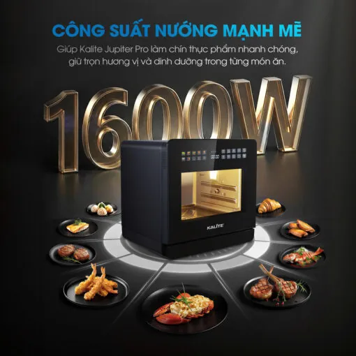 Nồi chiên hơi nước Kalite Jupiter Pro – Công nghệ hơi nước 3S siêu tốc, dung tích lớn 18L