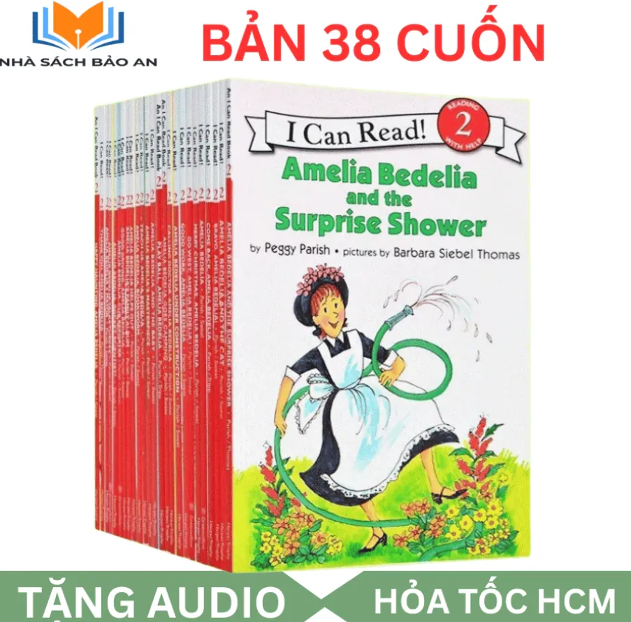 Sách - I CAN READ AMELIA BEDELIA 38 cuốn tặng audio