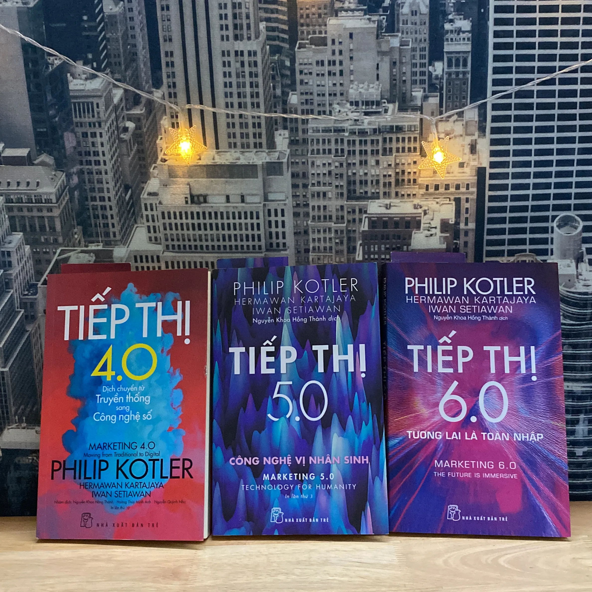 [COMBO BỘ 3 CUỐN CÒN MỚI] - Tiếp thị 4.0 5.0 6.0 - Philip Kotler