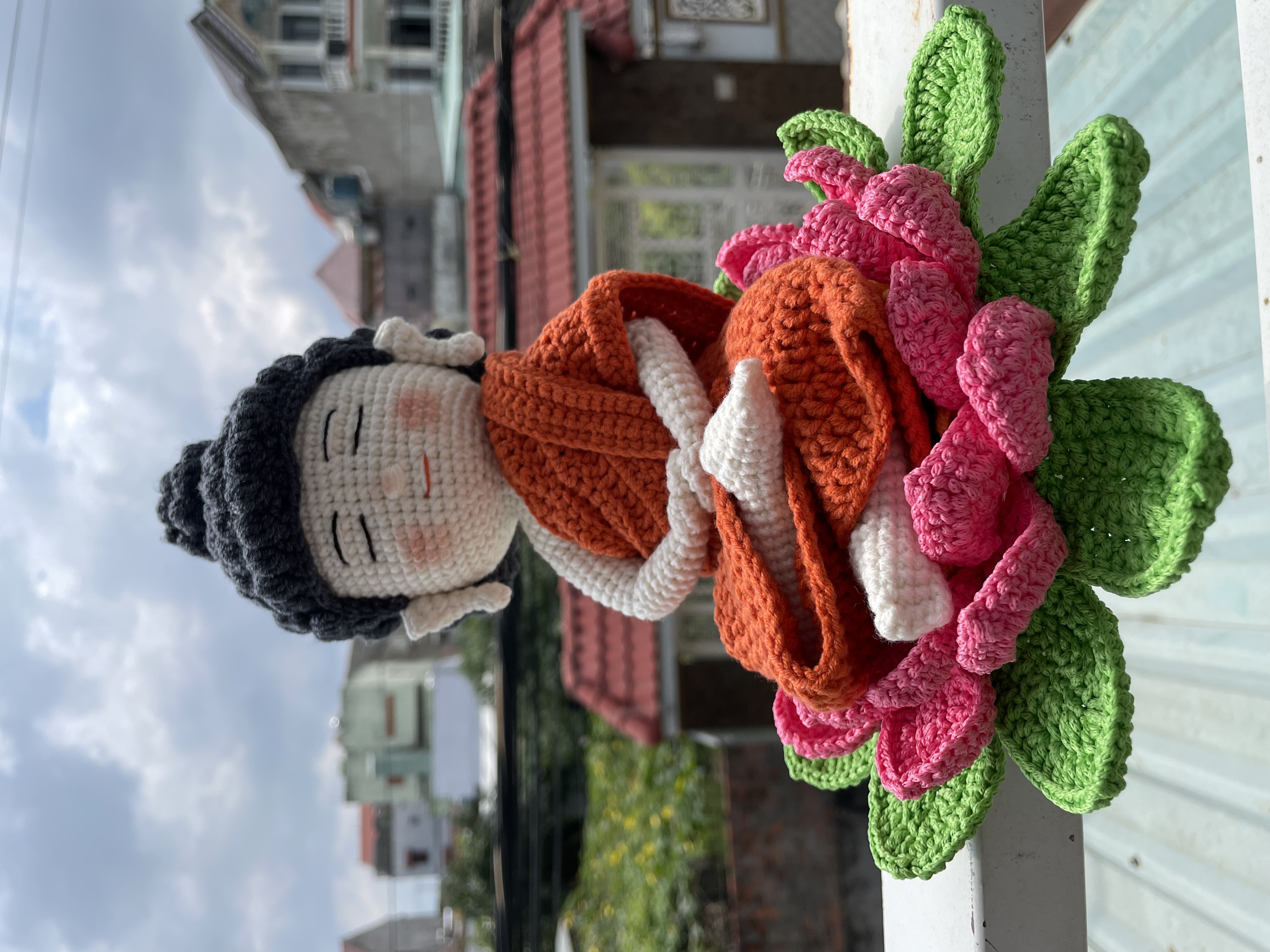 (Handmade) Tượng phật móc bằng len 494262