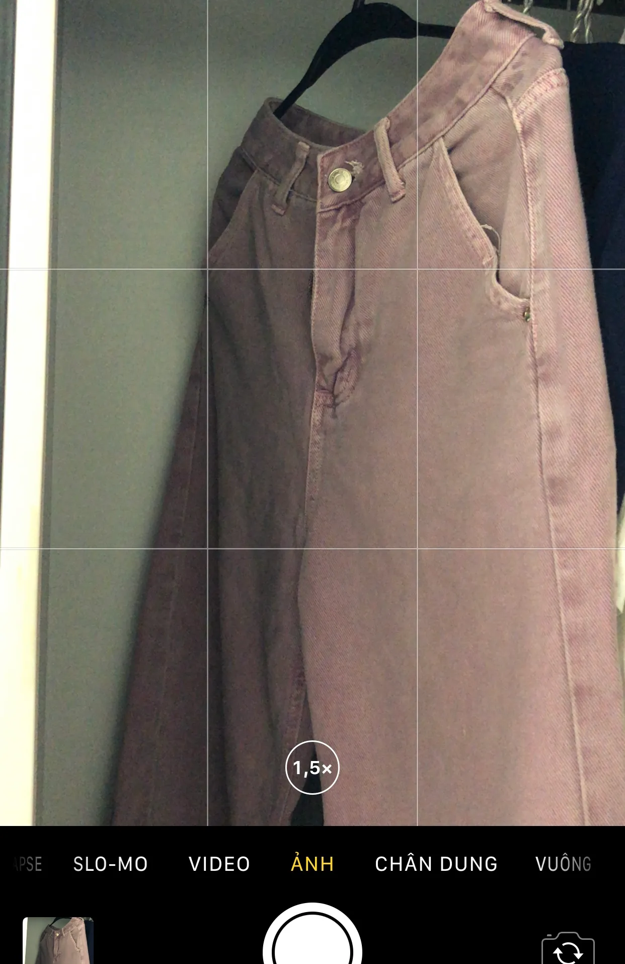 quần jeans denim suông