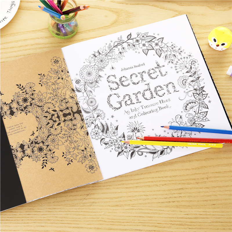 Tập Tô Màu Khu vườn bí mật Coloring Book Secret Garden