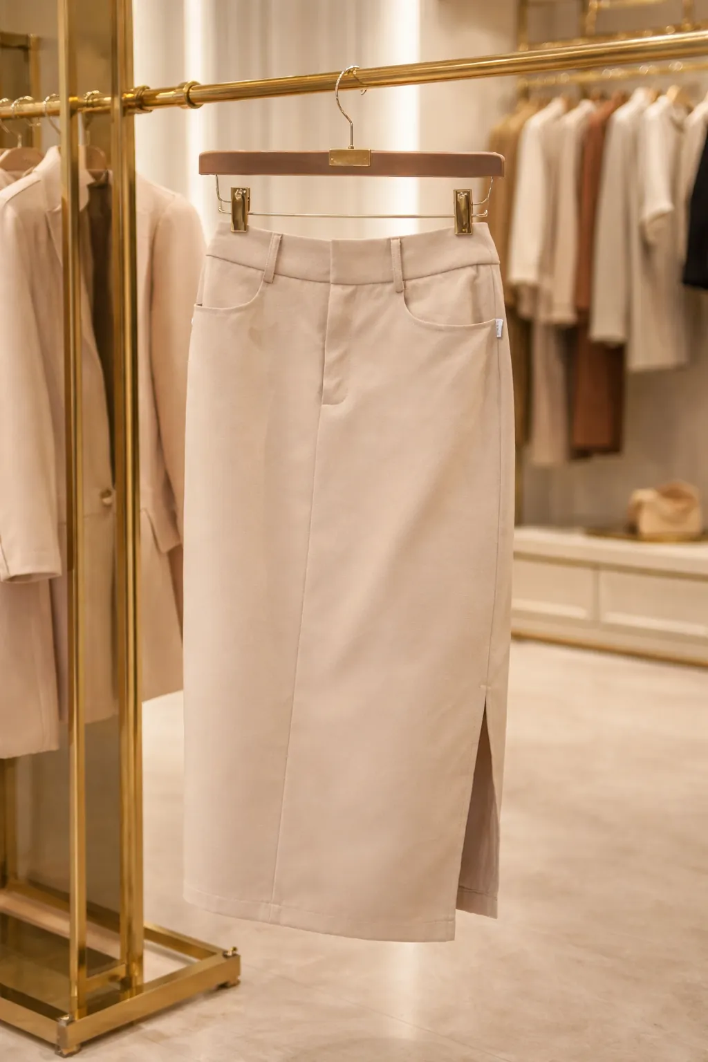 Chân váy A sẻ chân