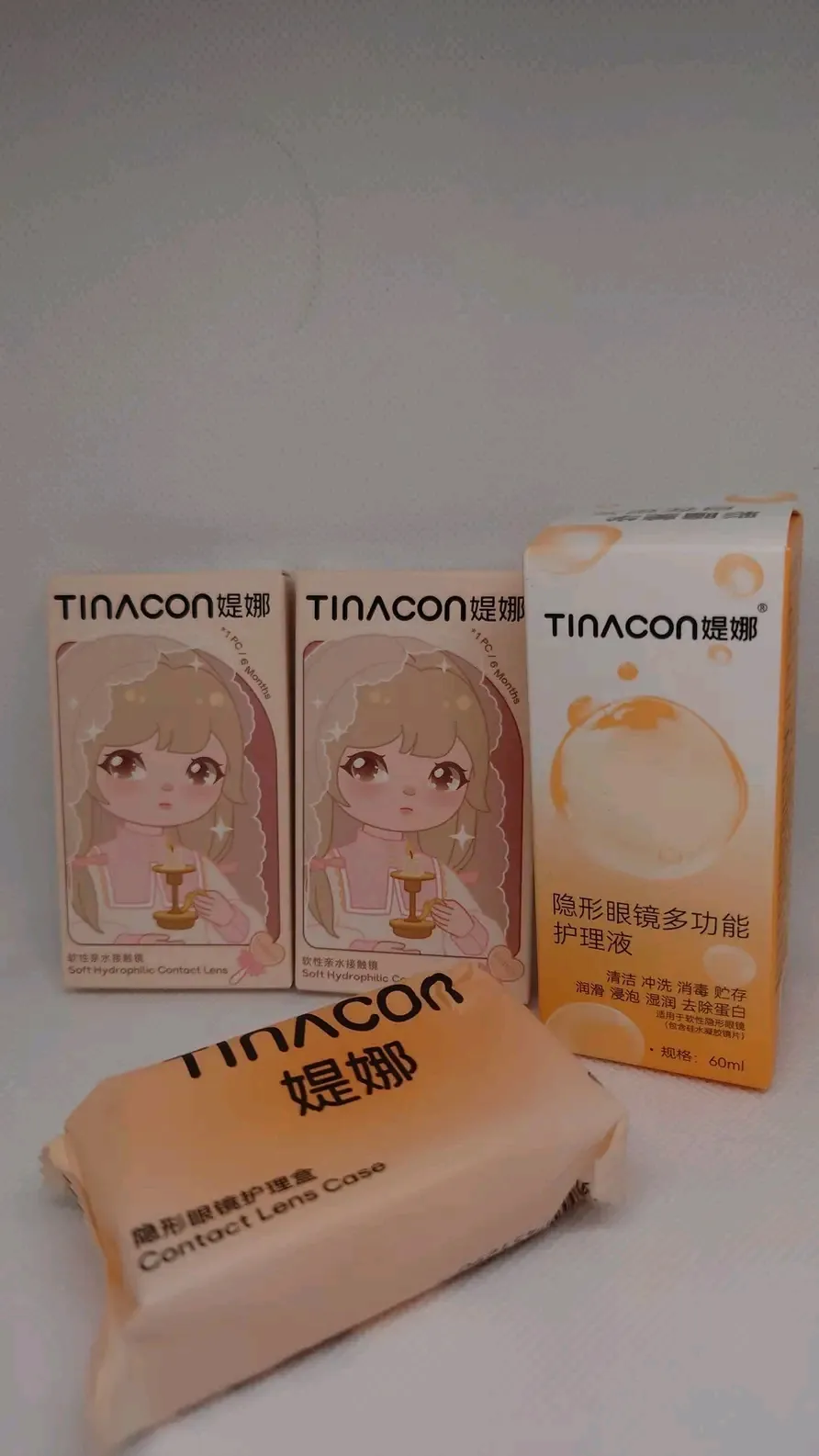 Bộ lens mắt Tinacon 0 độ