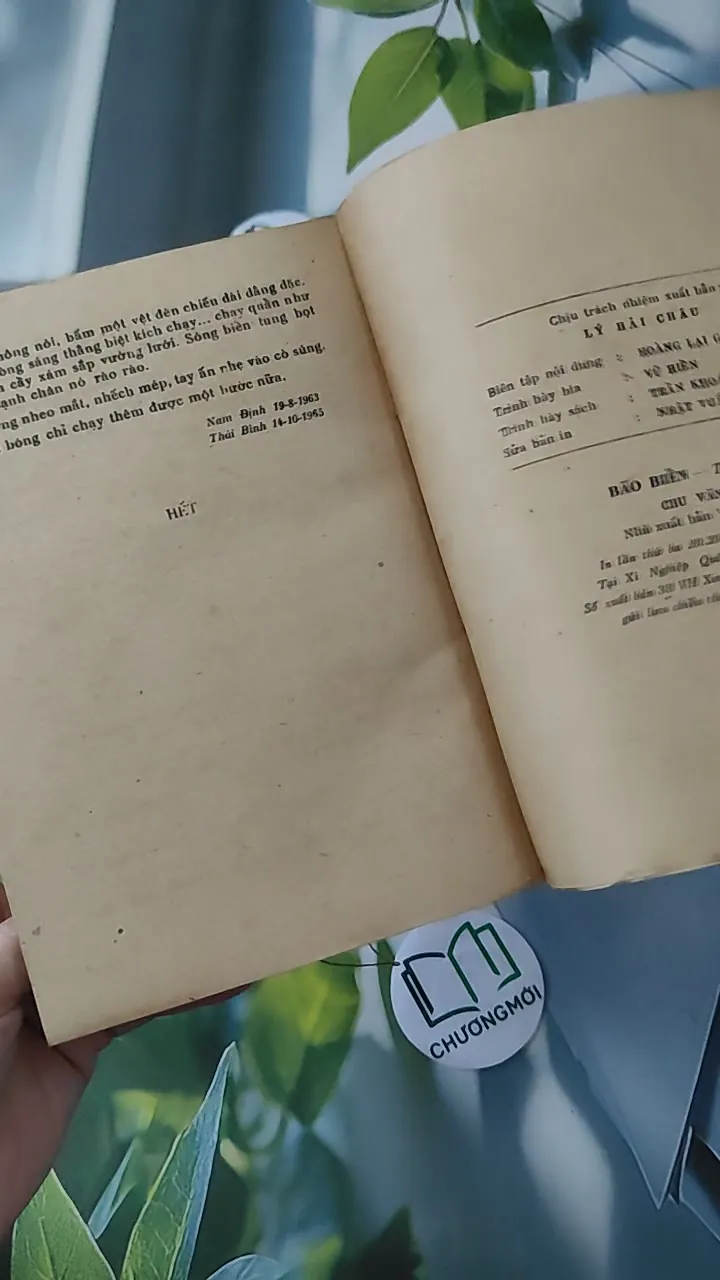 [MIỄN PHÍ BỌC SÁCH] [XƯA] Bộ Bão Biển 1, 2 (1982) - Chu Văn 997622