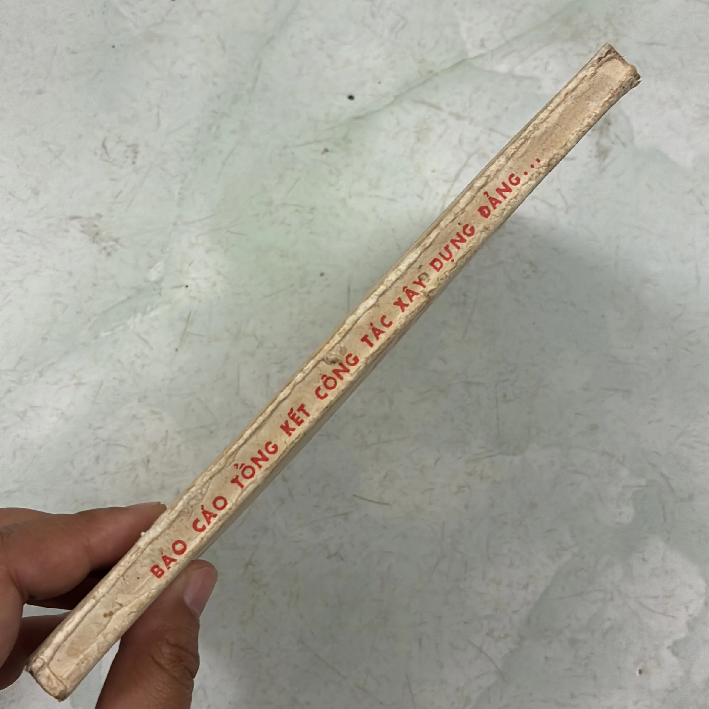 Báo cáo tổng kết công tác xây dựng đảng và sự đổi điều lệ đảng - 1977s 997623