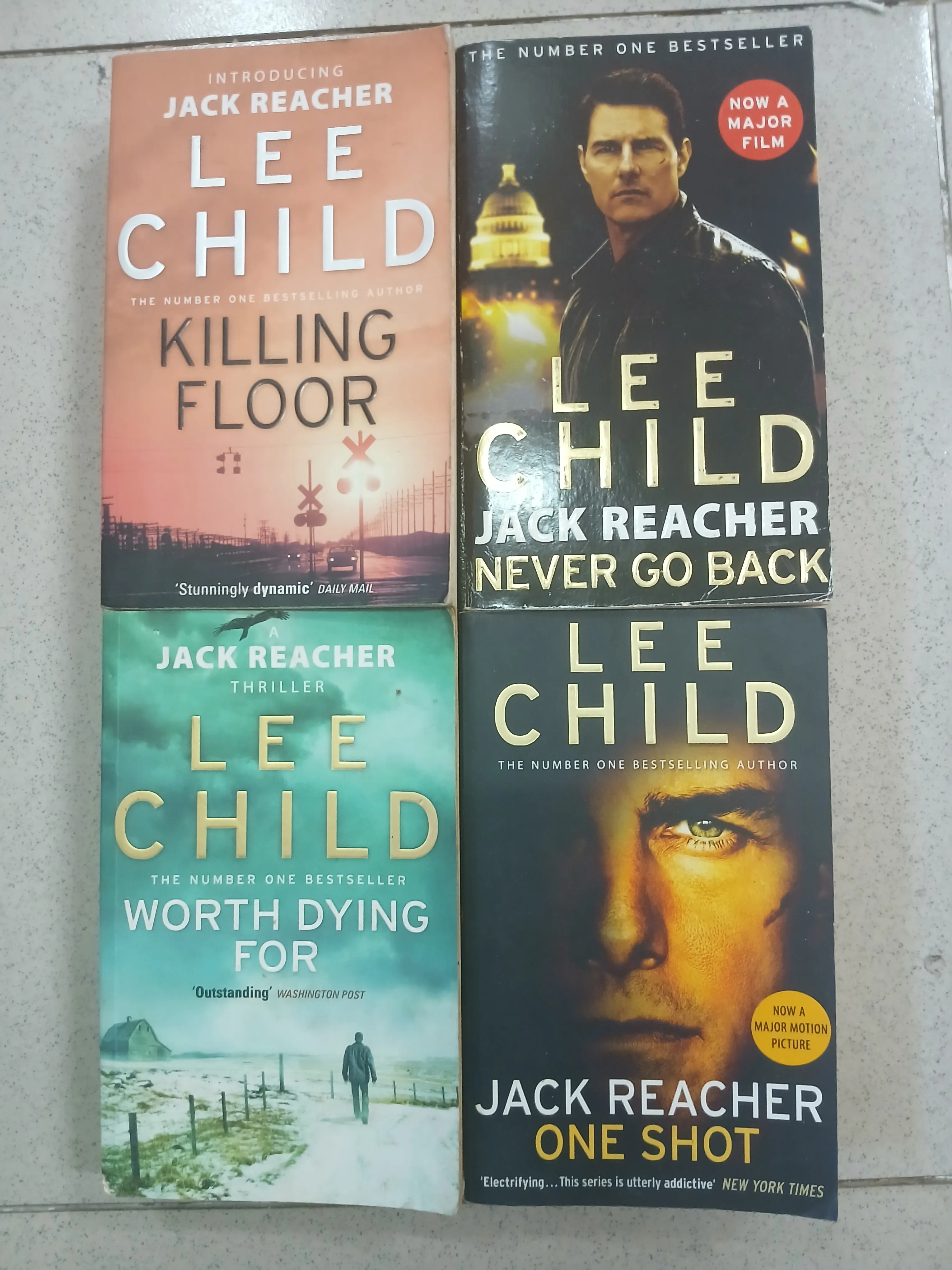 BỘ 4 CUỐN JACK REACHER - LEE CHILD