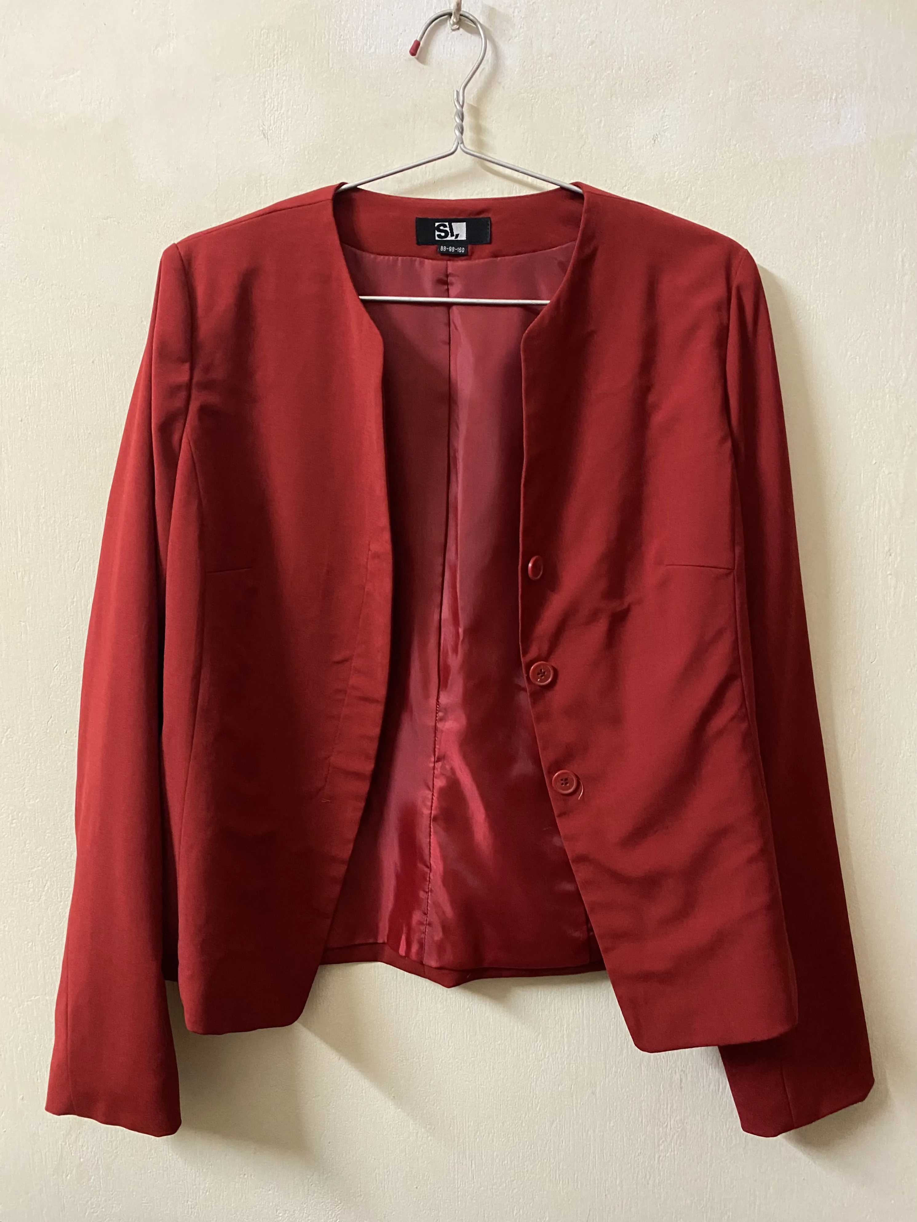 Áo khoác đỏ 2 lớp