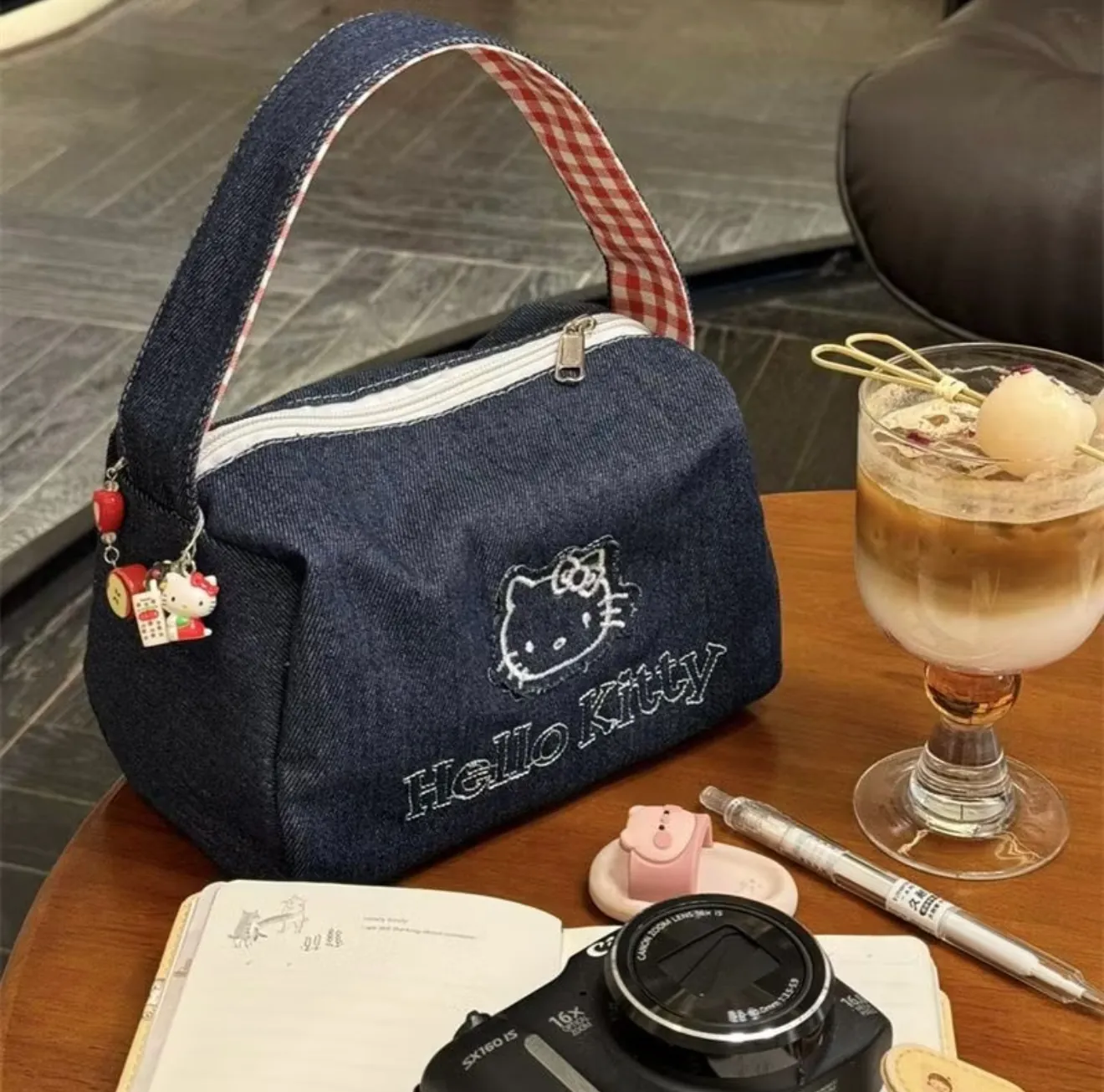 Túi bò denim Kitty dễ thương🎀