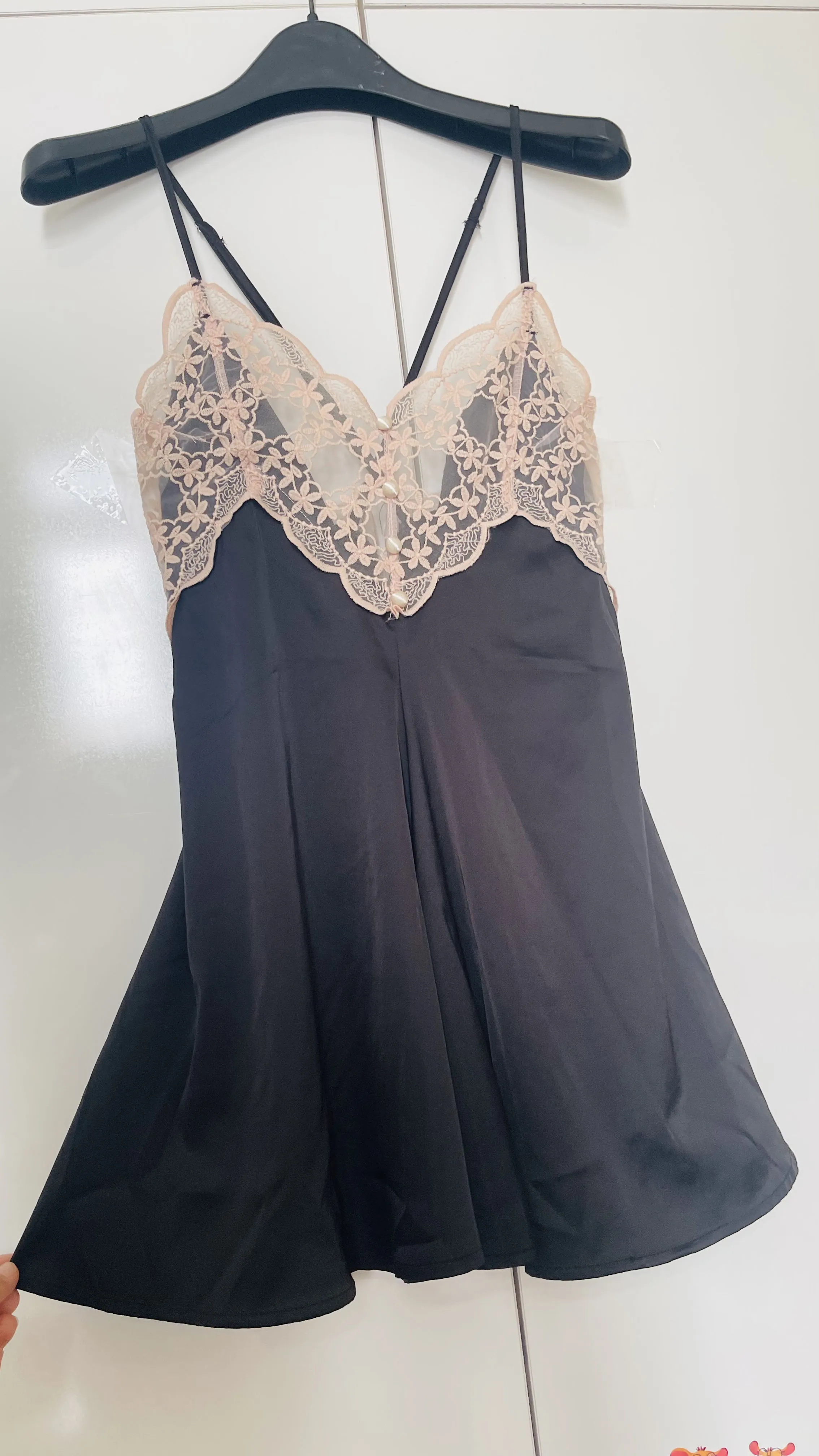 Váy ngủ ren lụa, size S