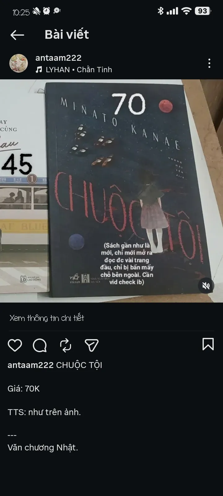 Sách Tiểu Thuyết: Chuộc Tội - Minato Kanae mới 90%